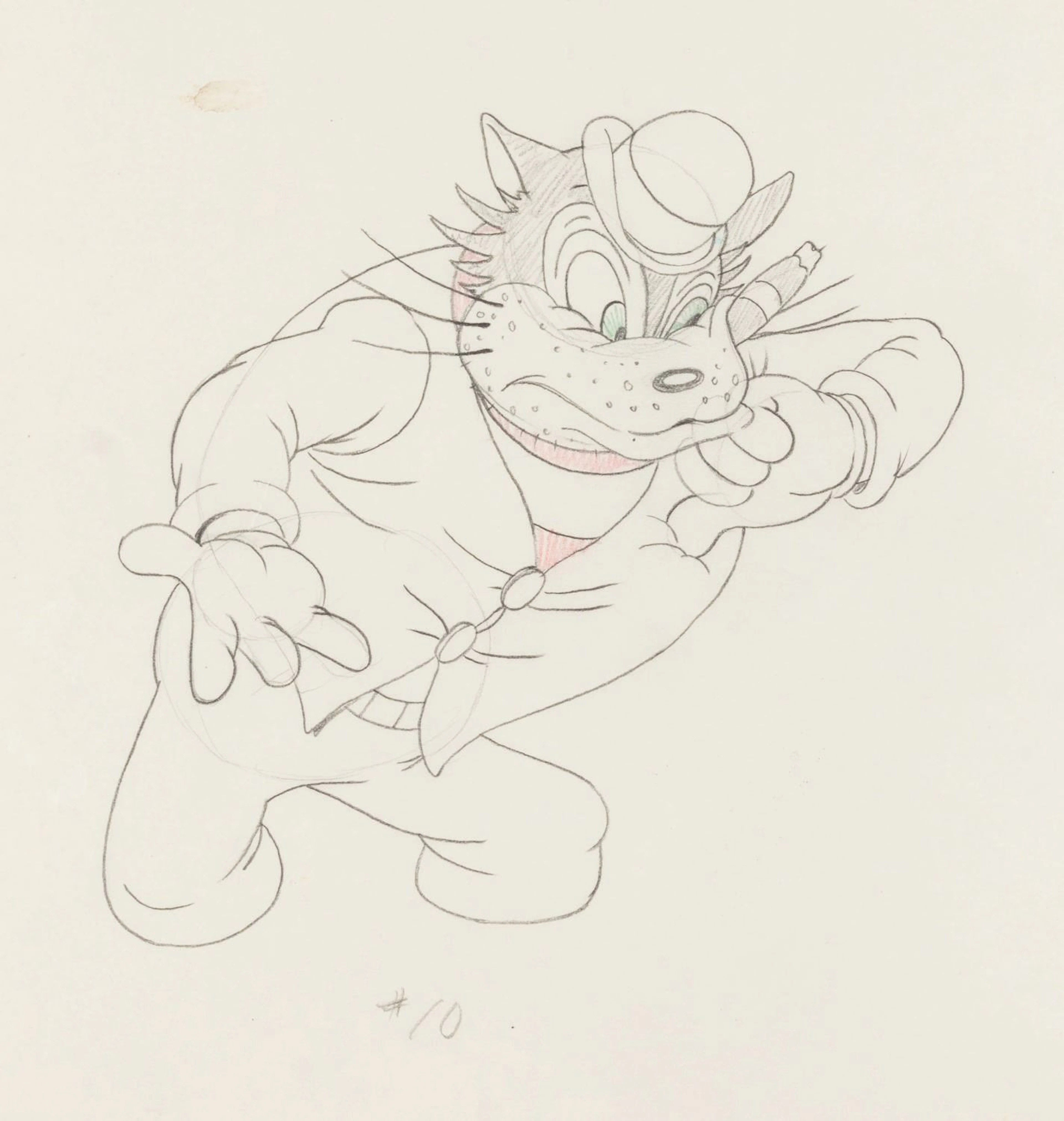 An Original "Fagin's Freshman" Production Drawing.