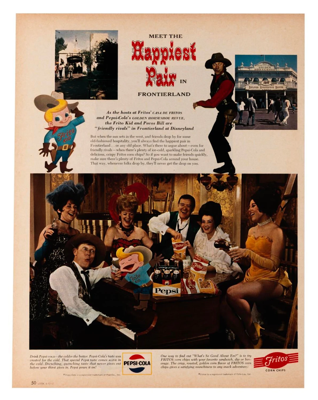 A Golden Horseshoe, Pepsi & Frito-Lay Magazine Clipping.
