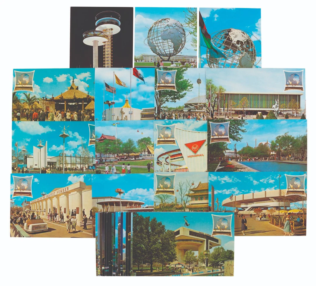 A Collection of New York World's Fair Postcards.