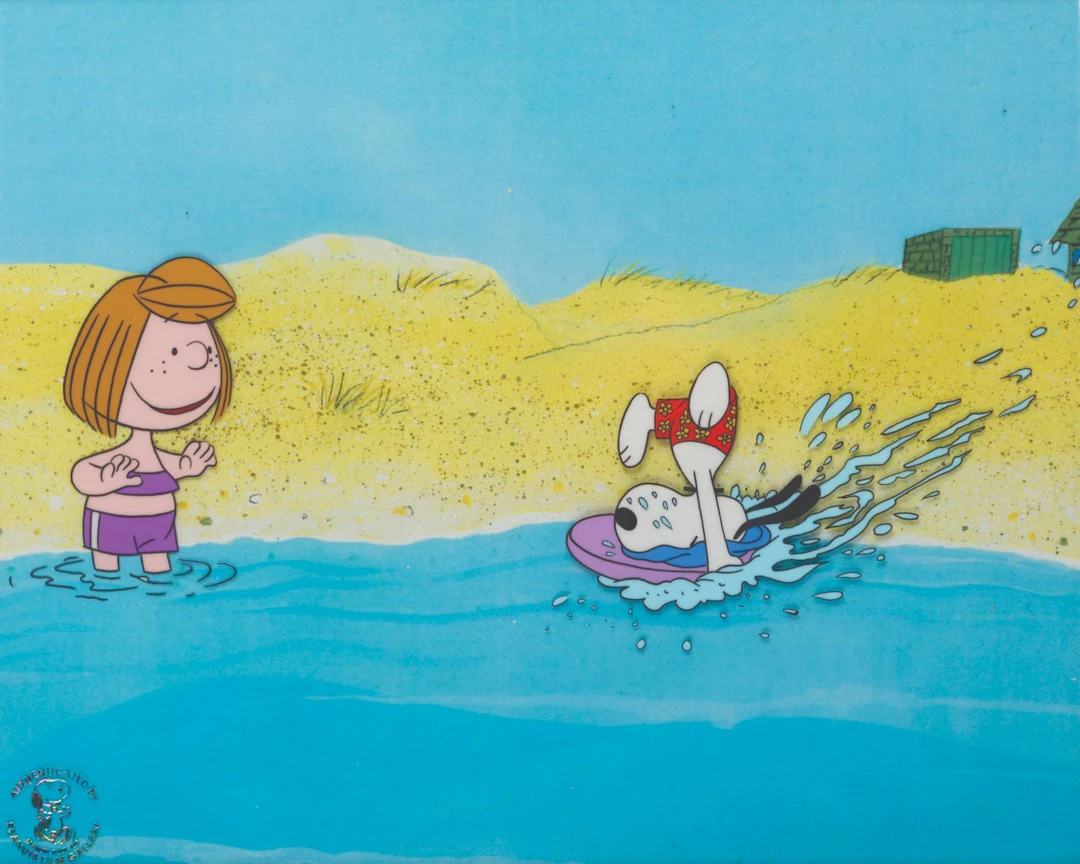 A "Snoopy Come Home" Production Cel and Drawing.