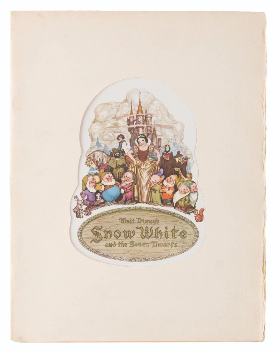 A "Snow White and the Seven Dwarfs" Carthay Circle World Premiere Program.
