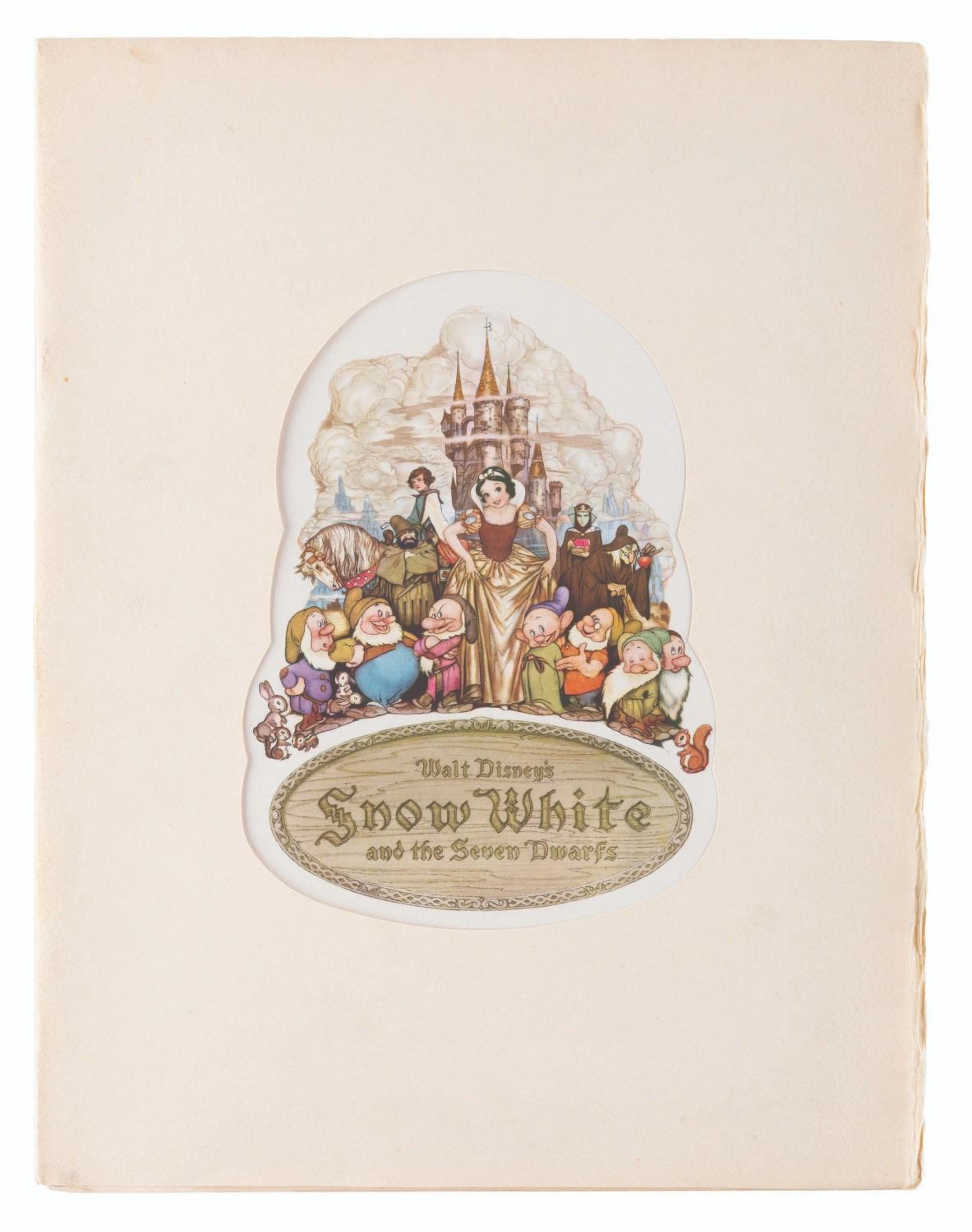 A "Snow White and the Seven Dwarfs" Carthay Circle World Premiere Program.