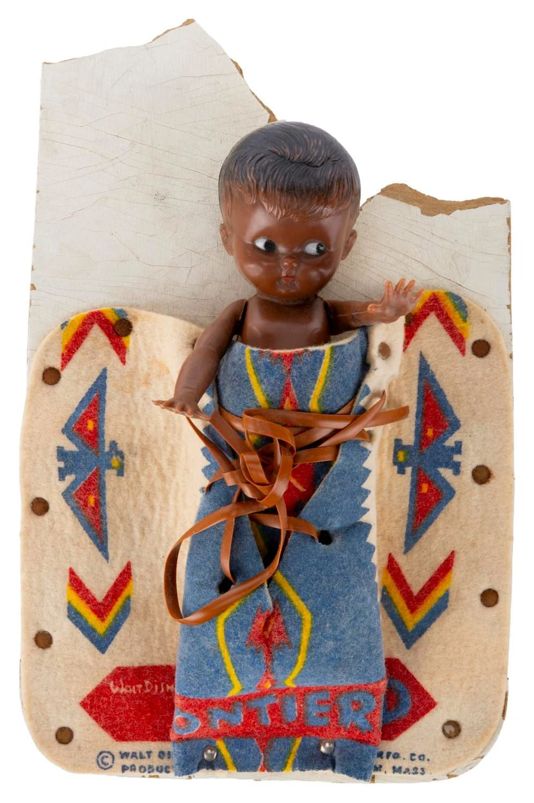 An Early Frontierland Native American Doll.