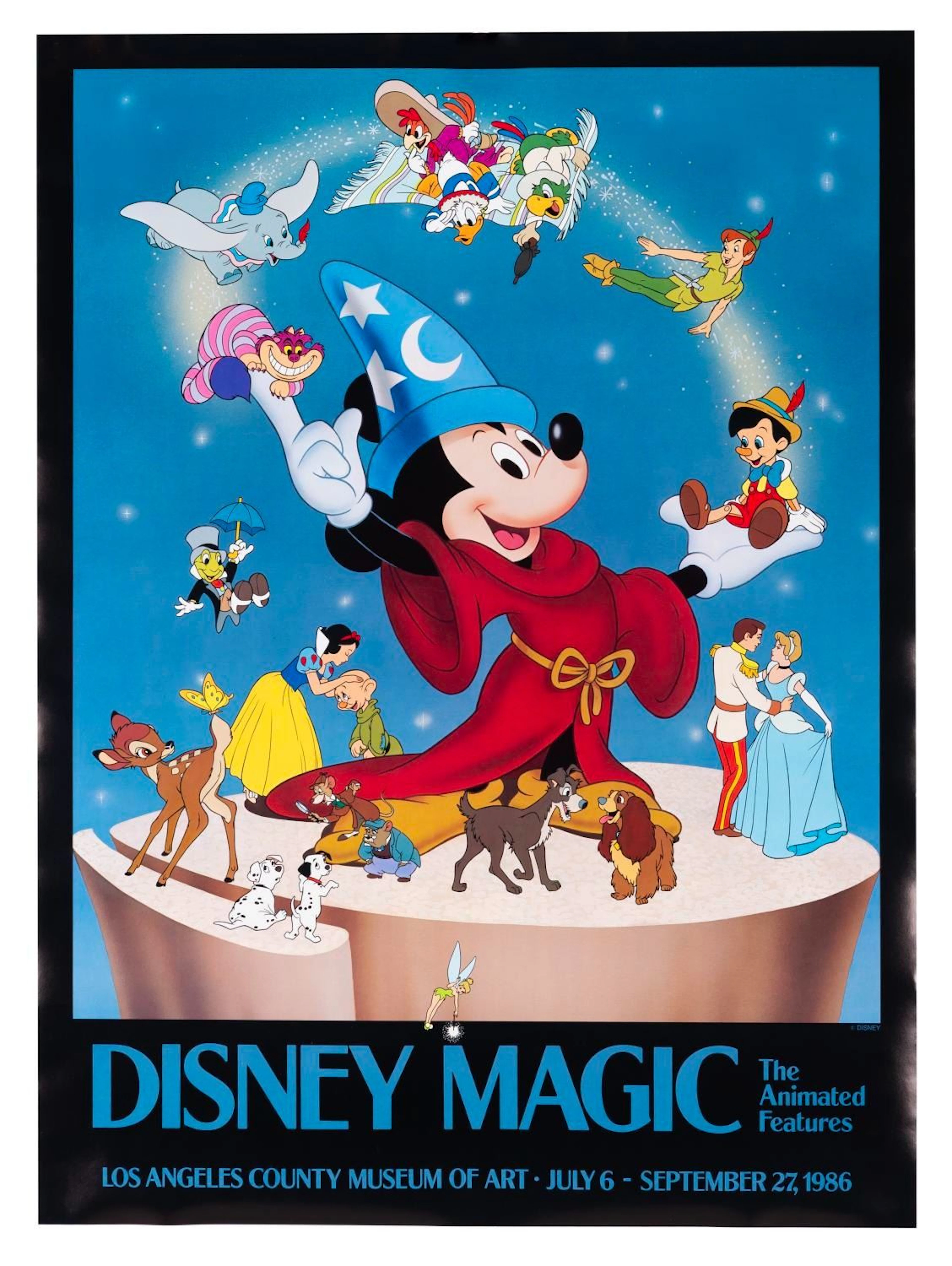 A Disney Magic 1986 LACMA Exhibit Poster.