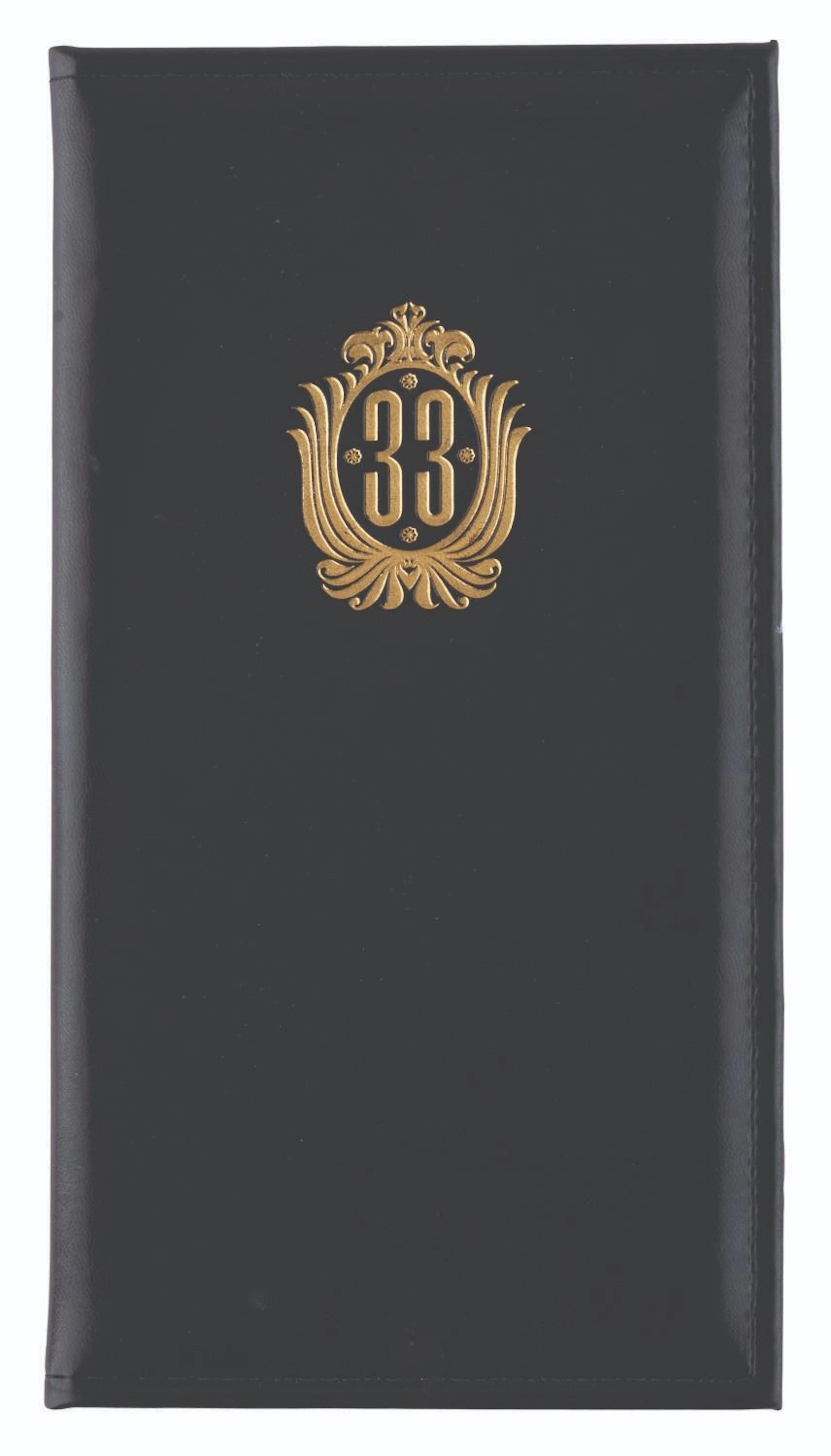 A Club 33 Bill Folder.