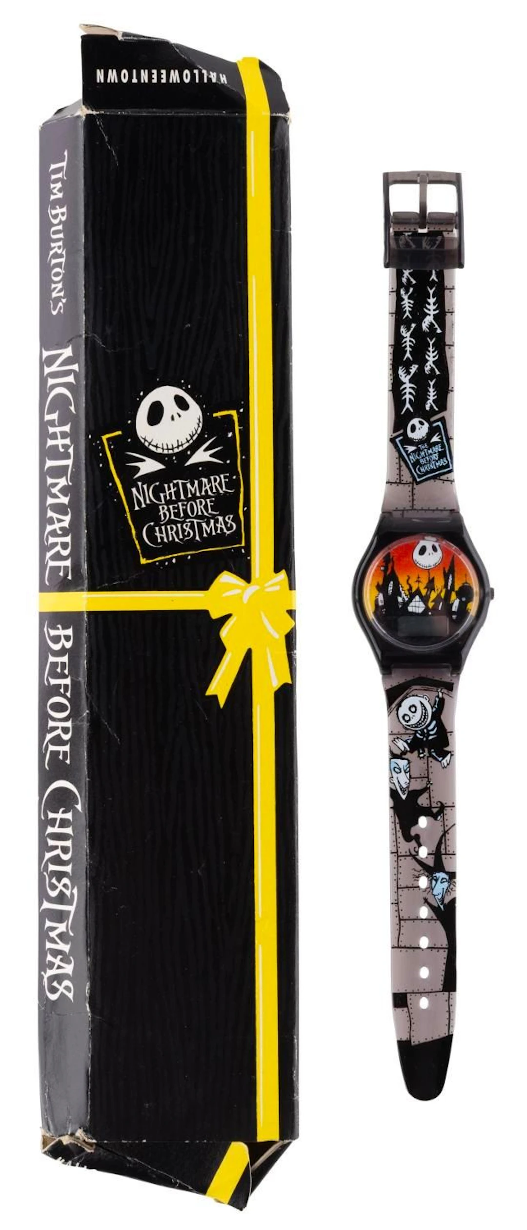 A "Nightmare Before Christmas" Burger King Jack Skellington Watch.