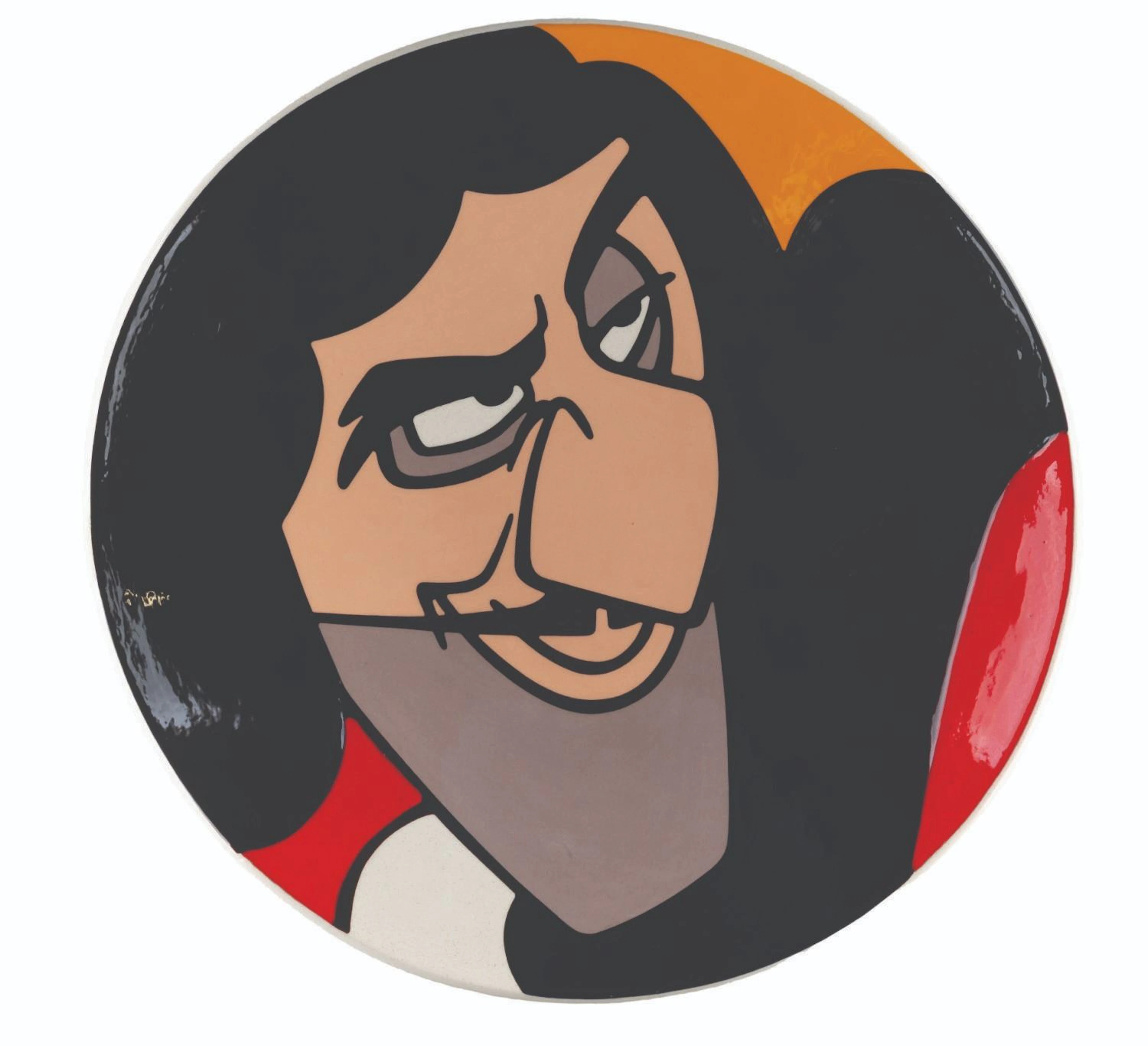 A Captain Hook Charger Plate.