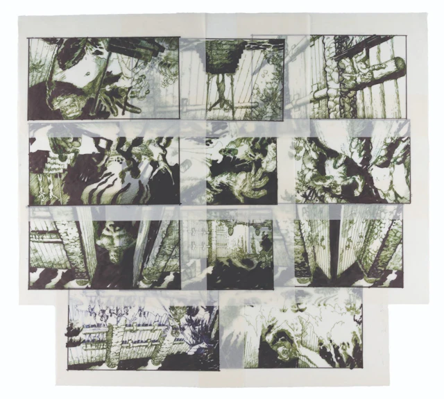 A Set of Universal King Kong Encounter Storyboards.