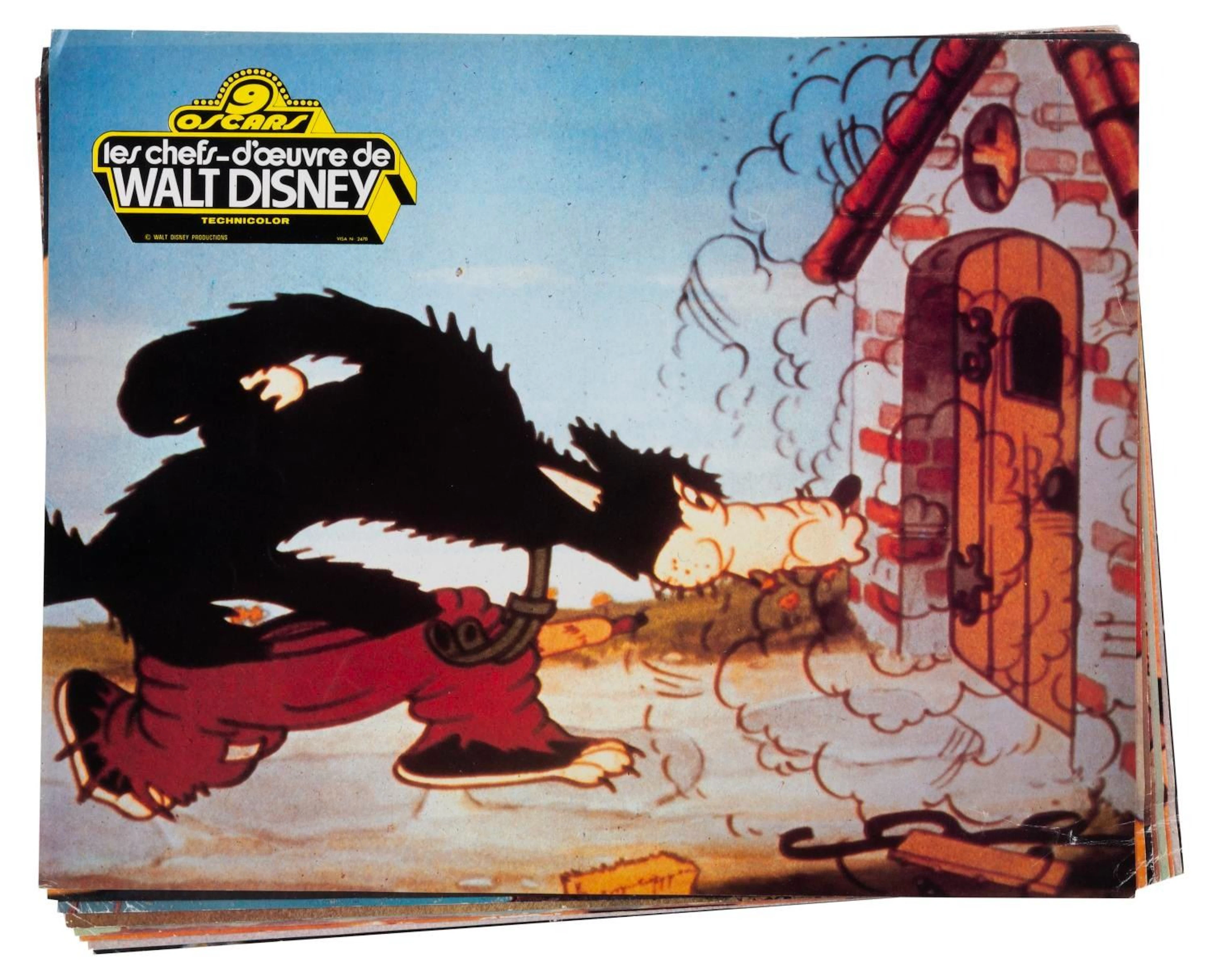 A "Walt Disney's Masterpieces" French Publicity Photo Collection.