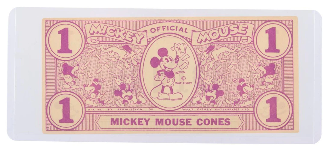 A Rare Disney Cone Dollar