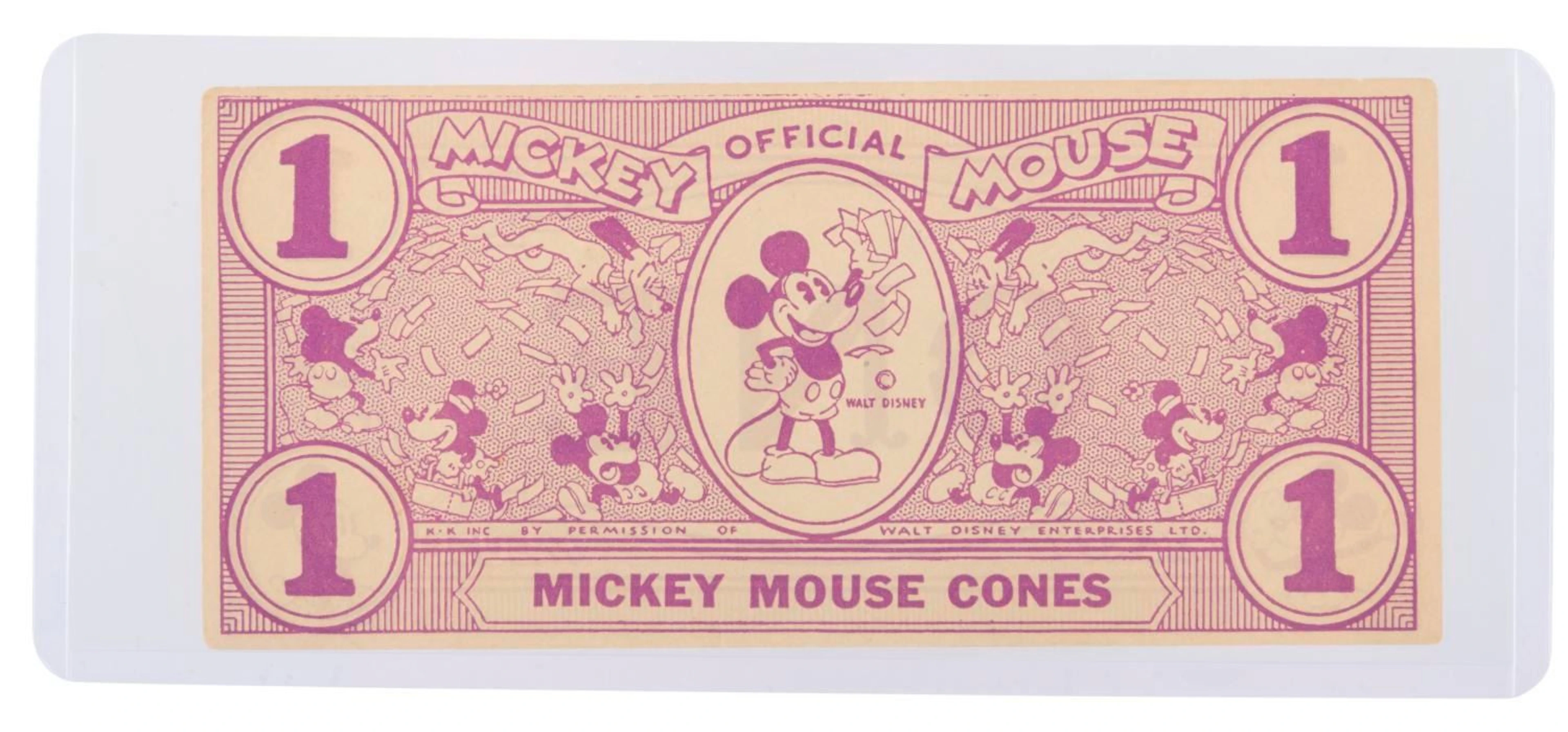 A Rare Disney Cone Dollar