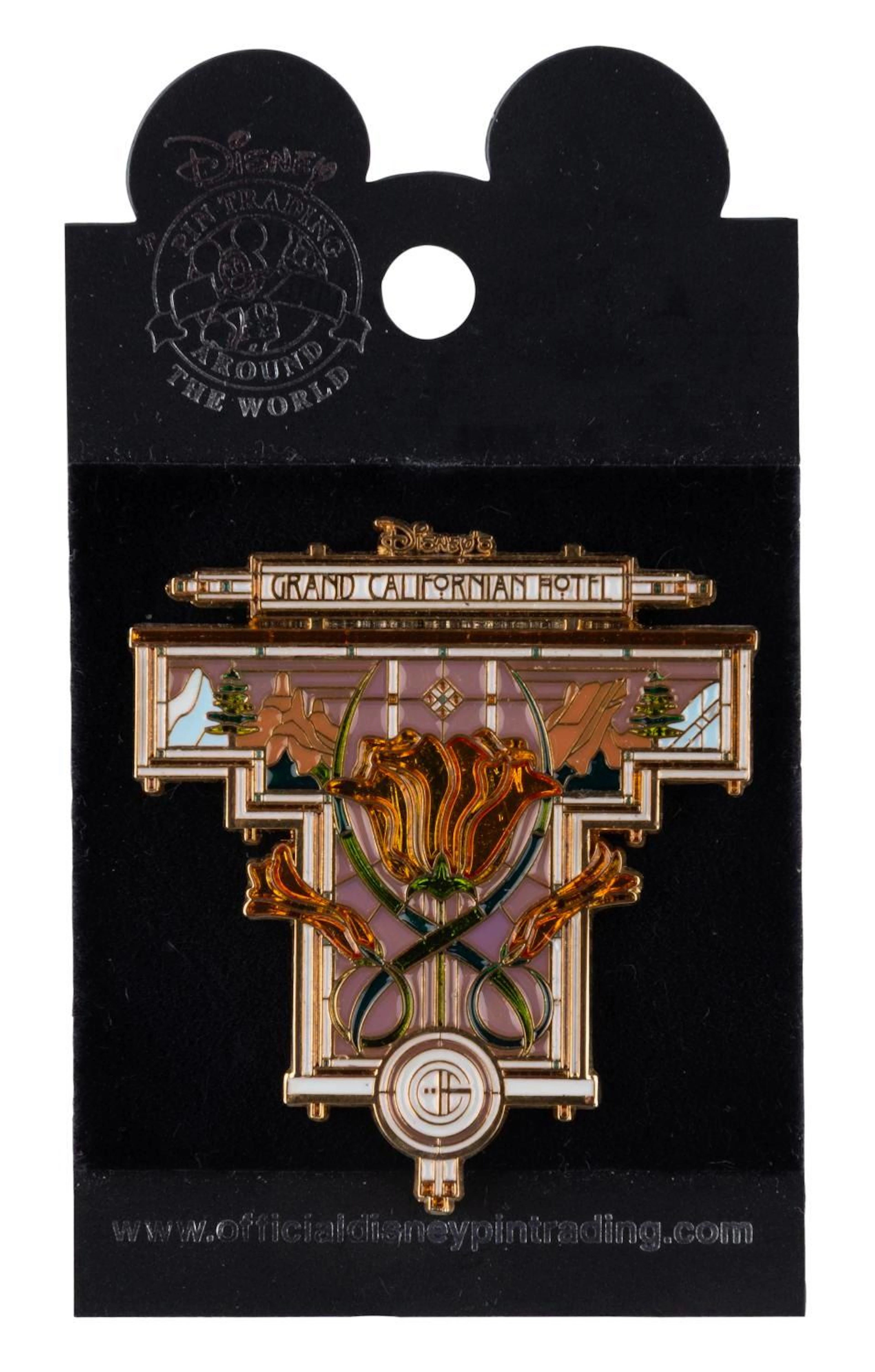 A Grand Californian Hotel Pin.