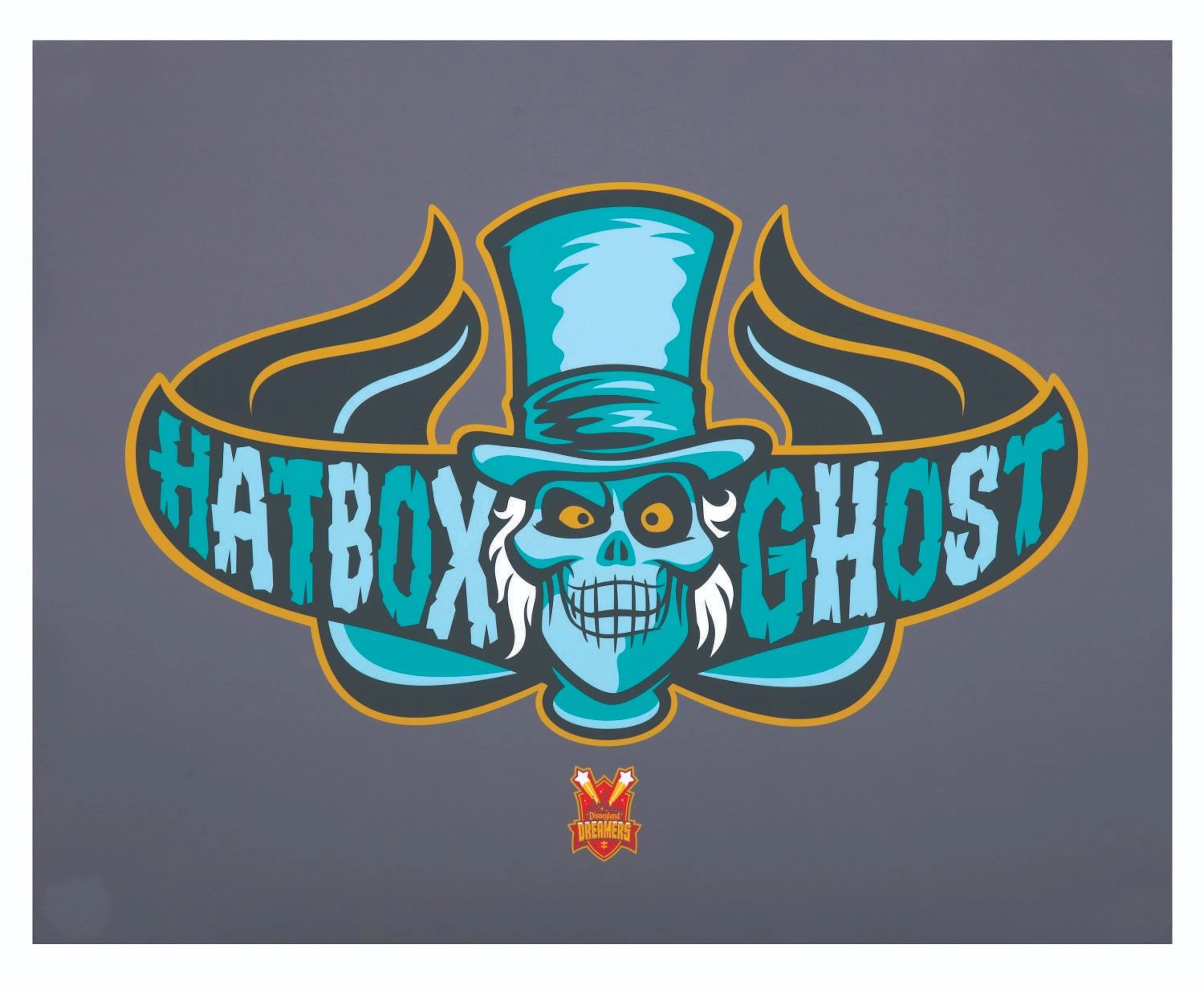 A Fantasyland Football Hatbox Ghost Poster Print.