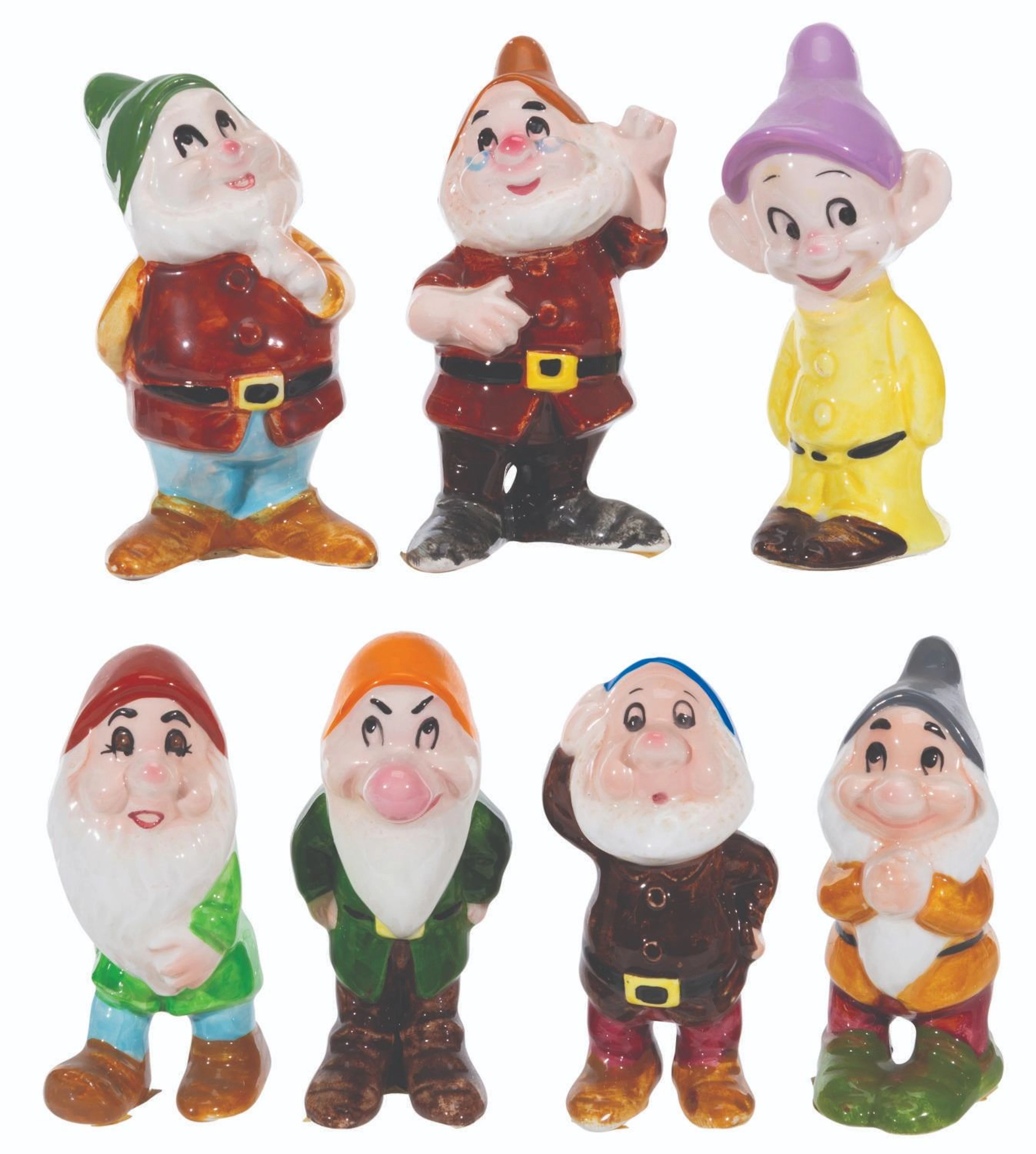 A "Snow White and the Seven Dwarfs" Figurine Set.