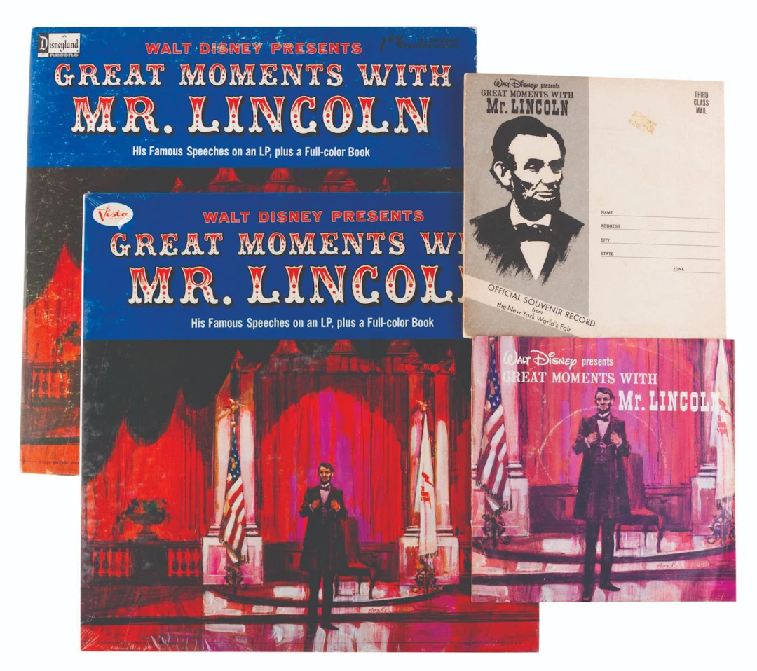 A Great Moments with Mr. Lincoln Record Collection.