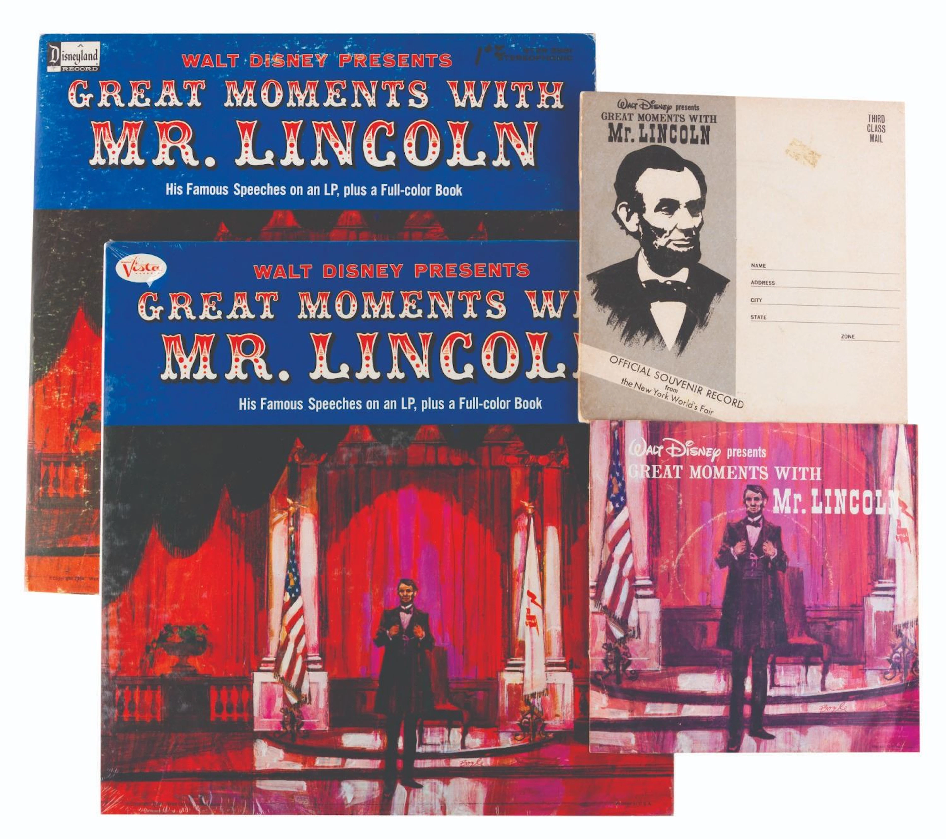 A Great Moments with Mr. Lincoln Record Collection.