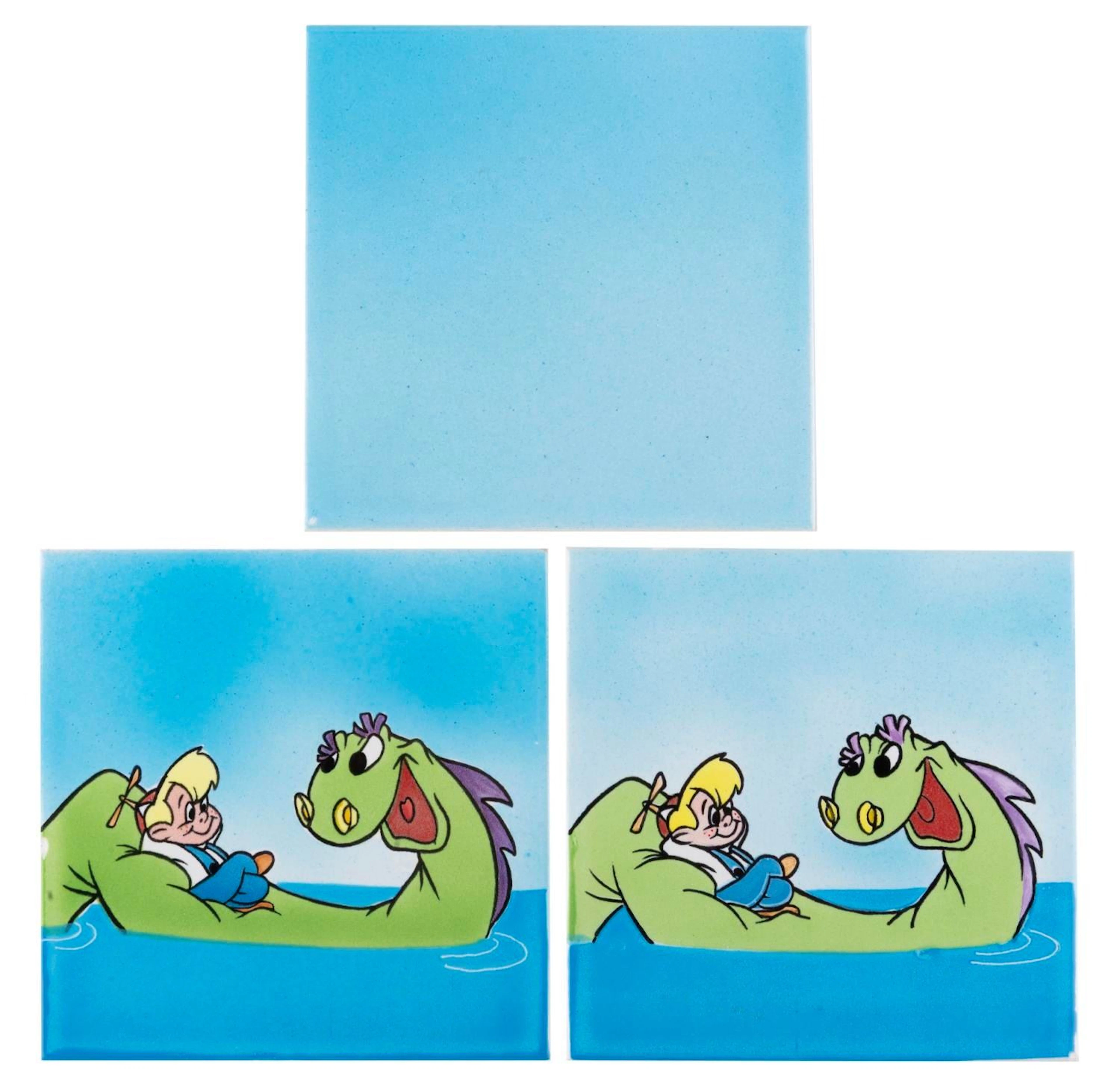 Beany and Cecil Production Sample Tiles.