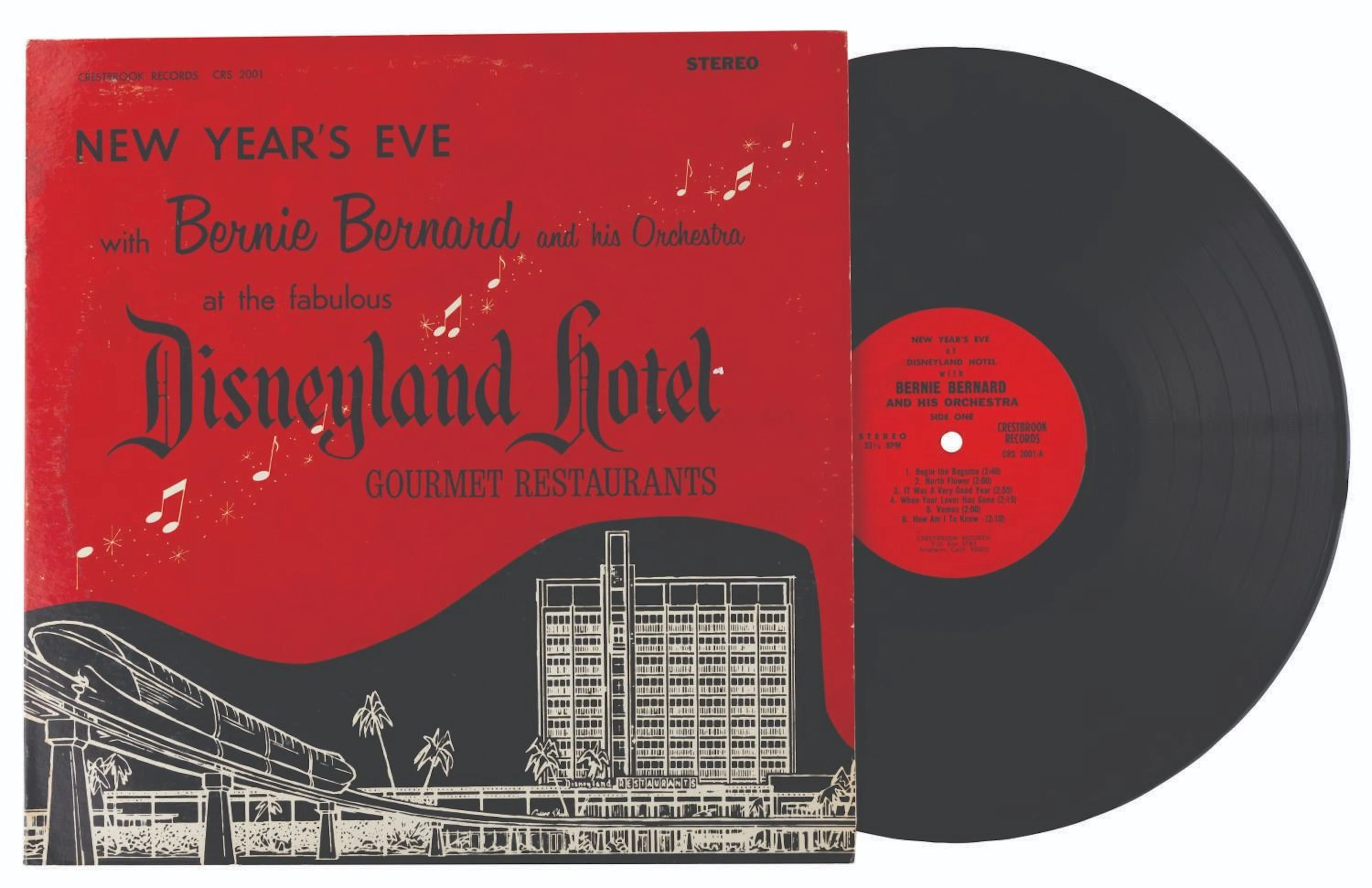 A “New Year's Eve at the Disneyland Hotel Gourmet Restaurants” Album.