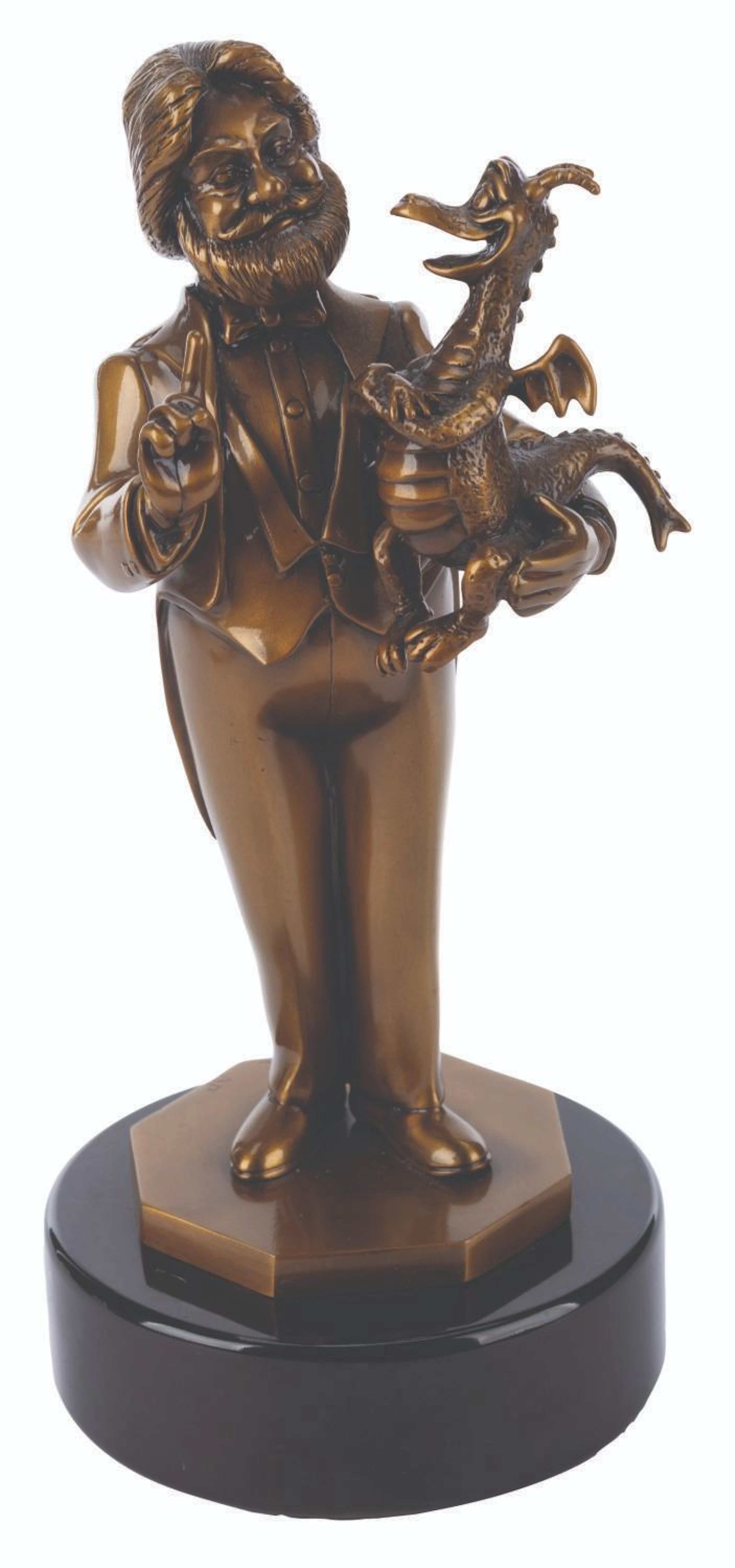 A Dreamfinder & Figment Artist's Proof Bronze Sculpture by Bill Toma.