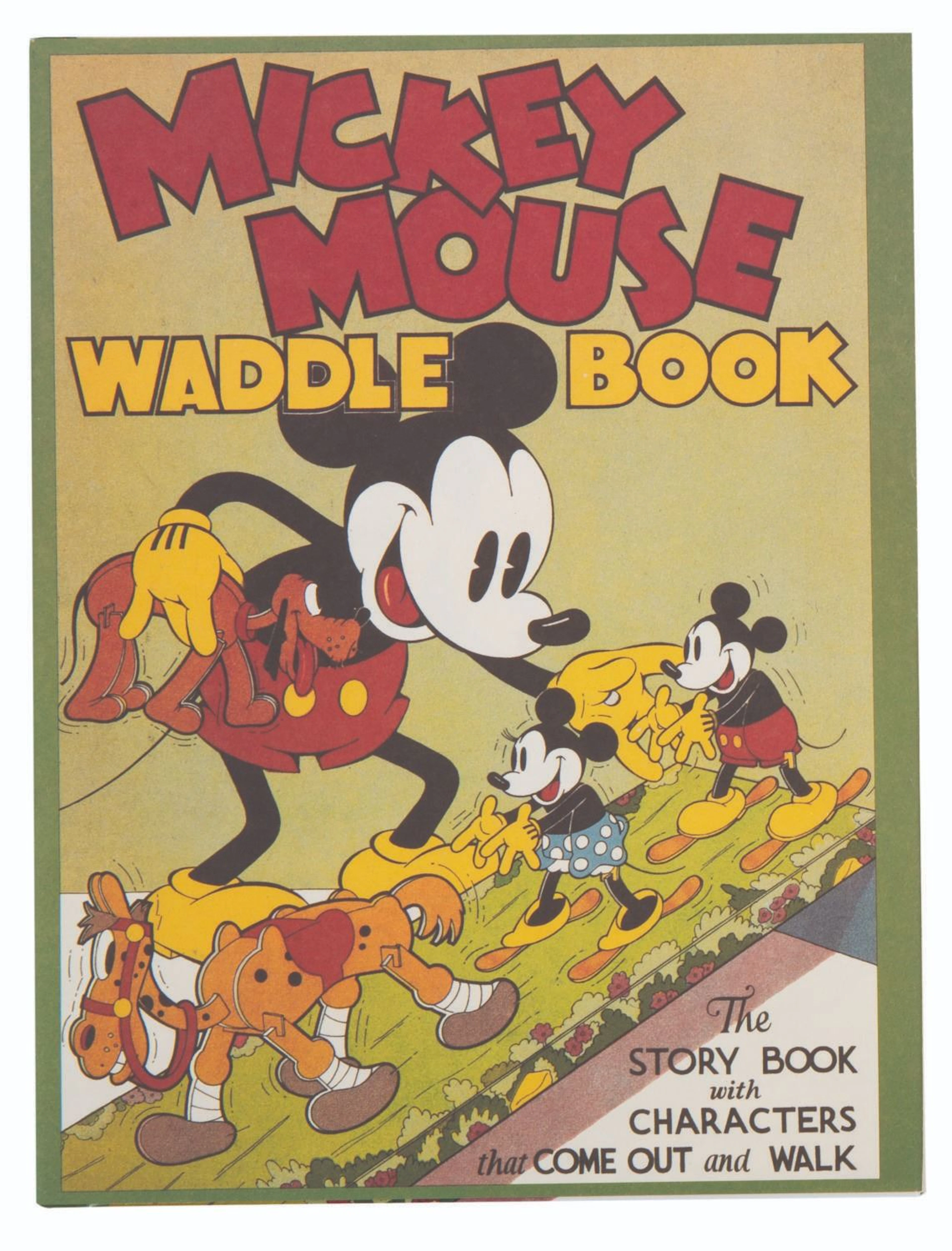 A Mickey Mouse Waddle Book Reprint Edition.
