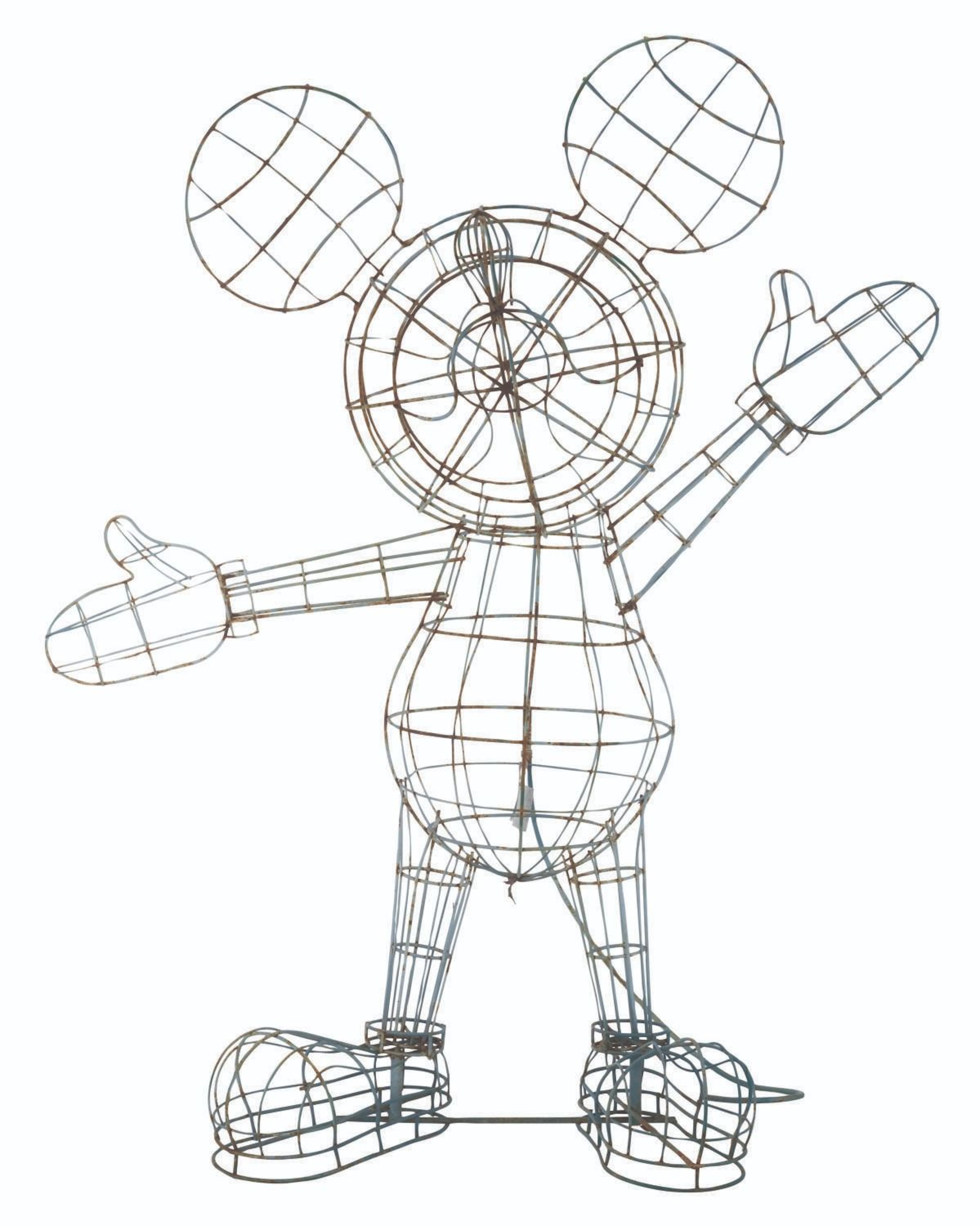 A Mickey Mouse Topiary Frame.