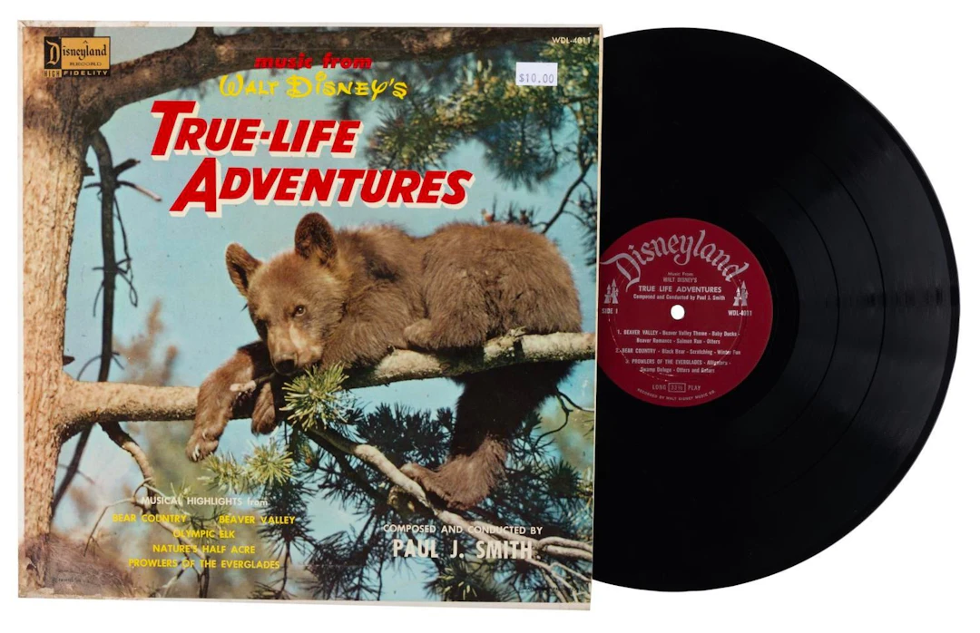 A Walt Disney's "True-Life Adventures" Record Album.
