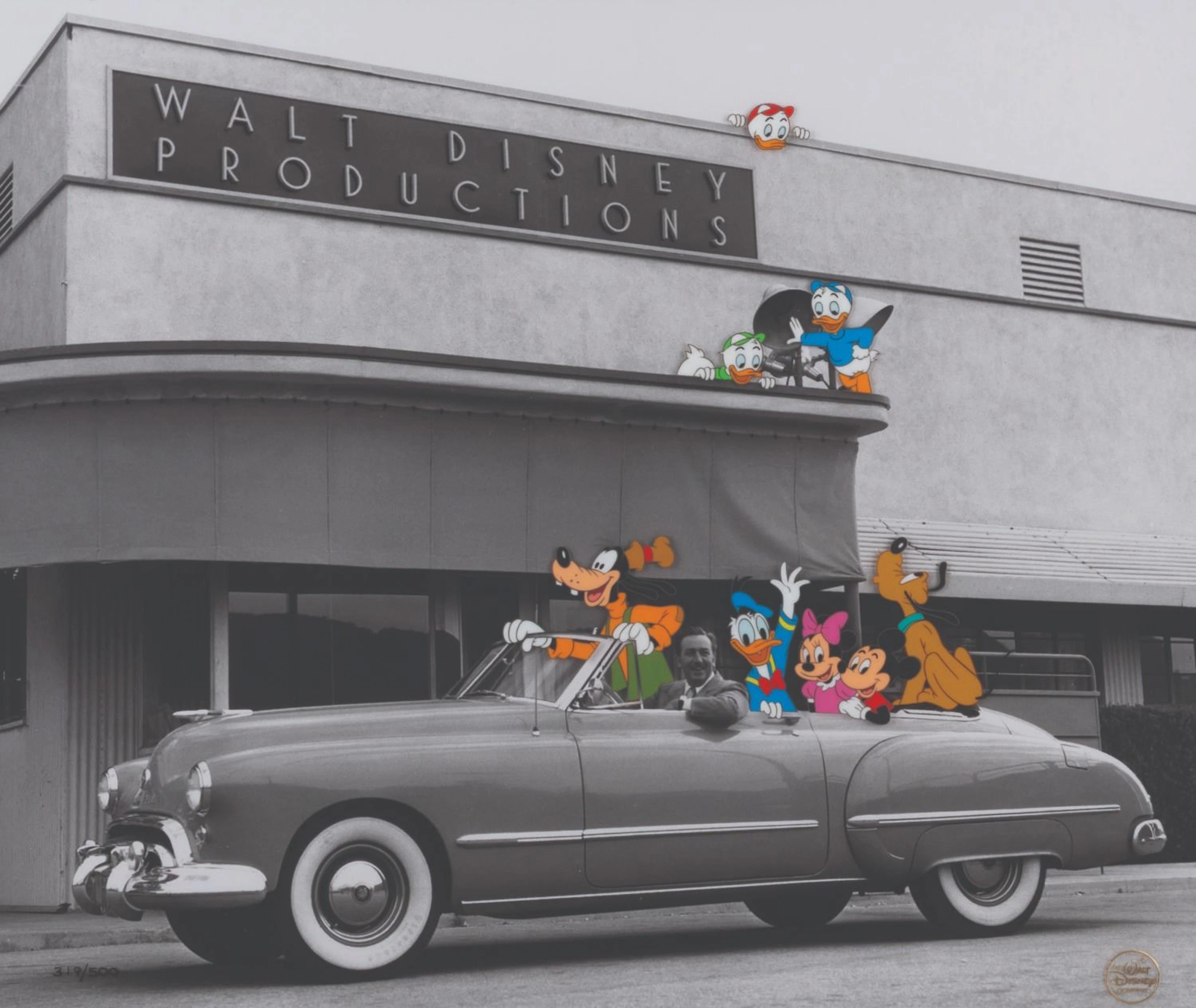 A “Walt’s Convertible” Limited Edition Photo Print and Cel.
