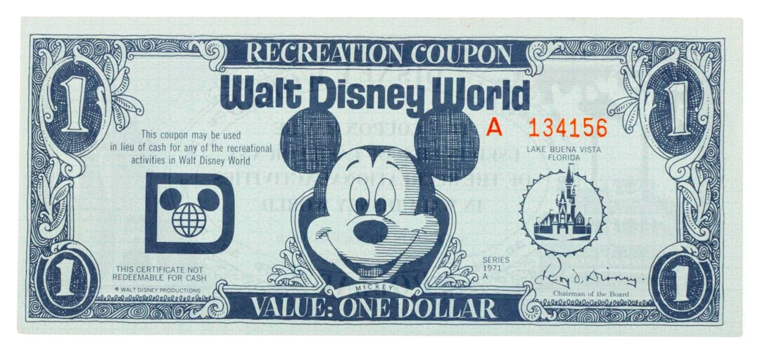 A Rare 1971 Walt Disney World Dollar