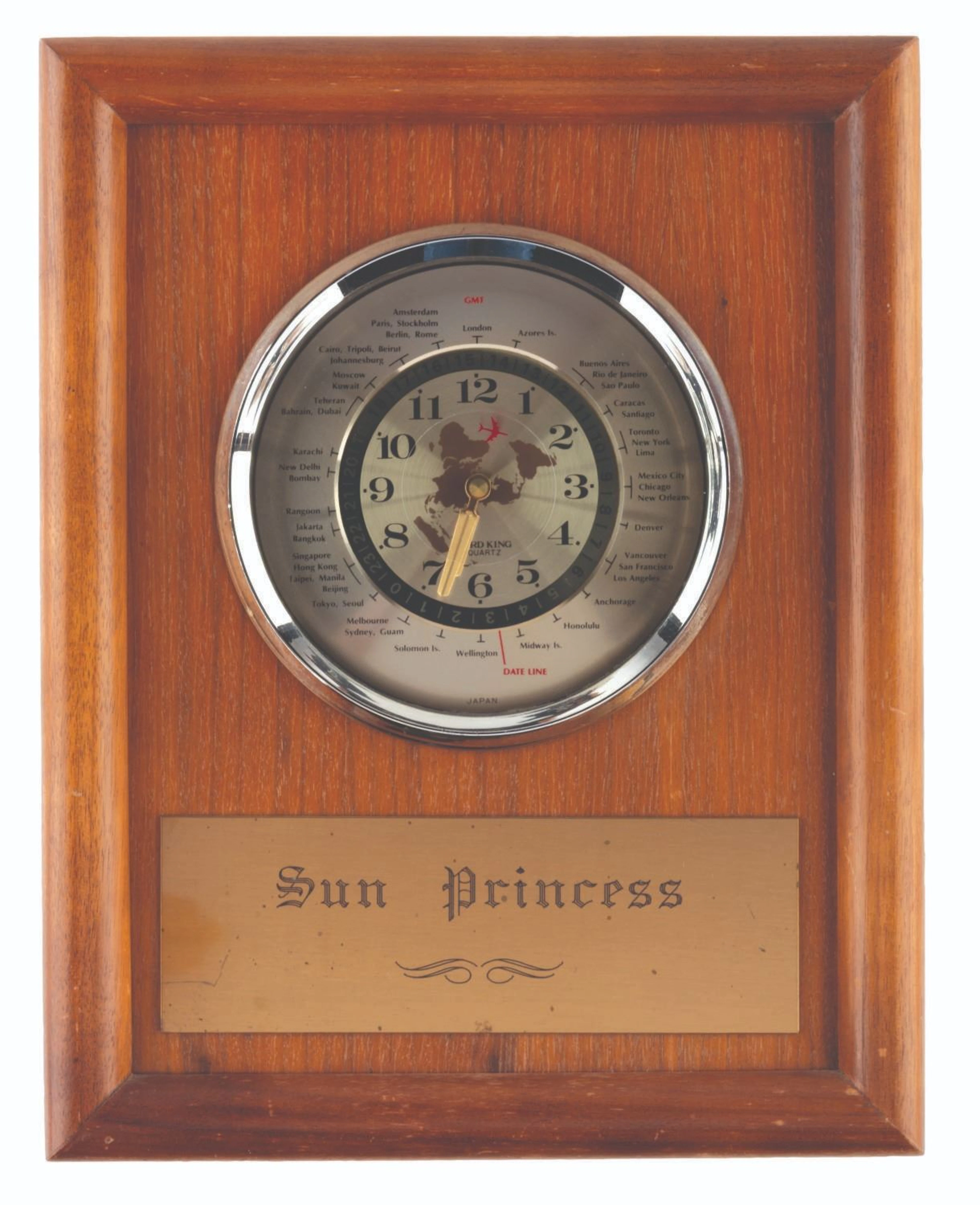 A "The Love Boat" Sun Princess Clock Prop.
