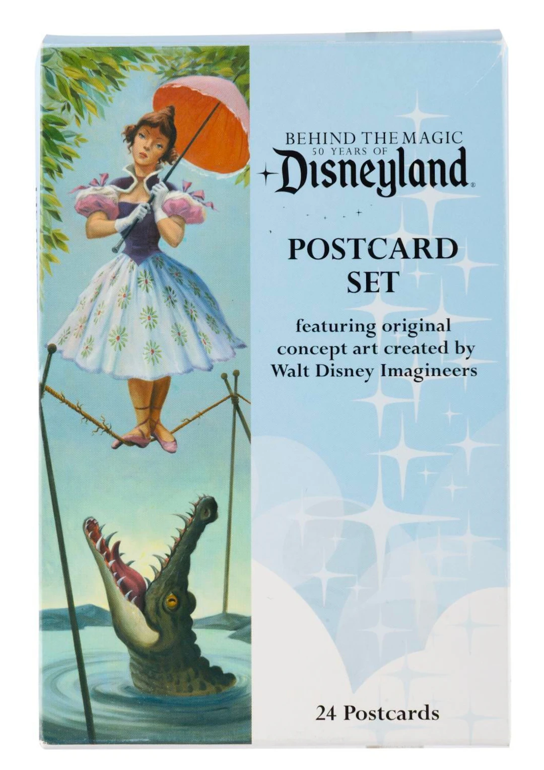 A Behind the Magic: 50 Years of Disneyland Postcard Set.