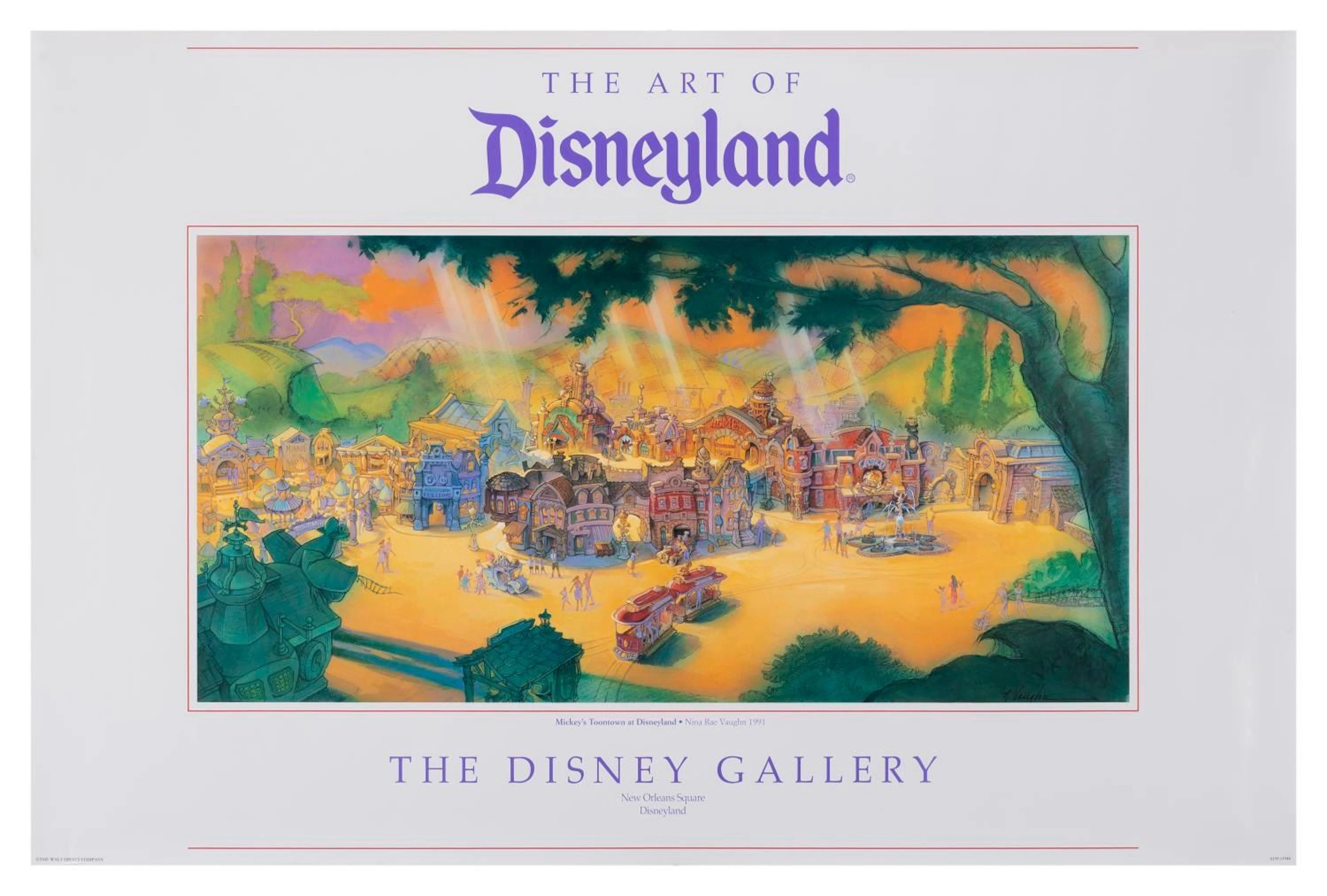 A Disney Gallery Mickey's Toontown Poster.