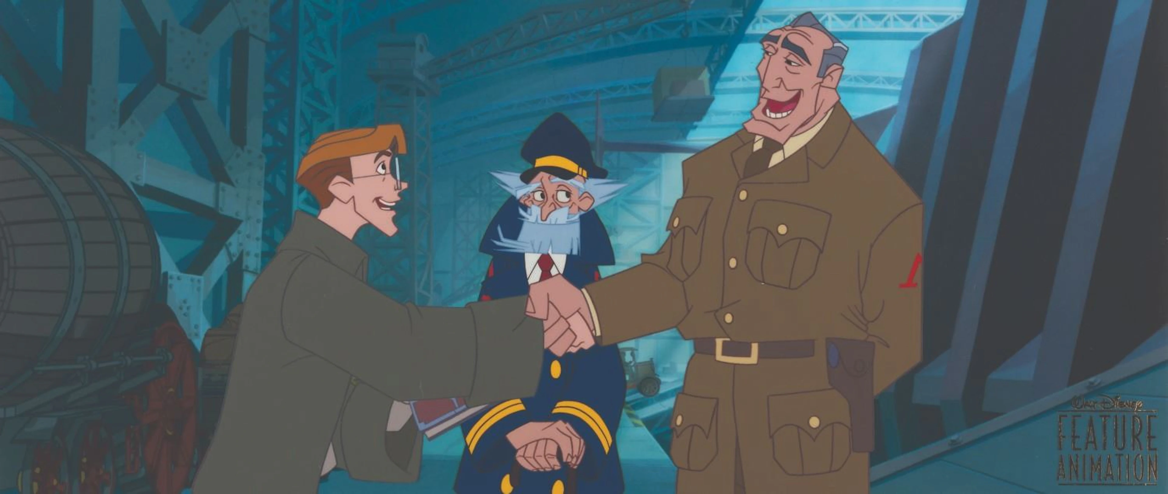 An "Atlantis: The Lost Empire" Feature Animation Employee Cel.