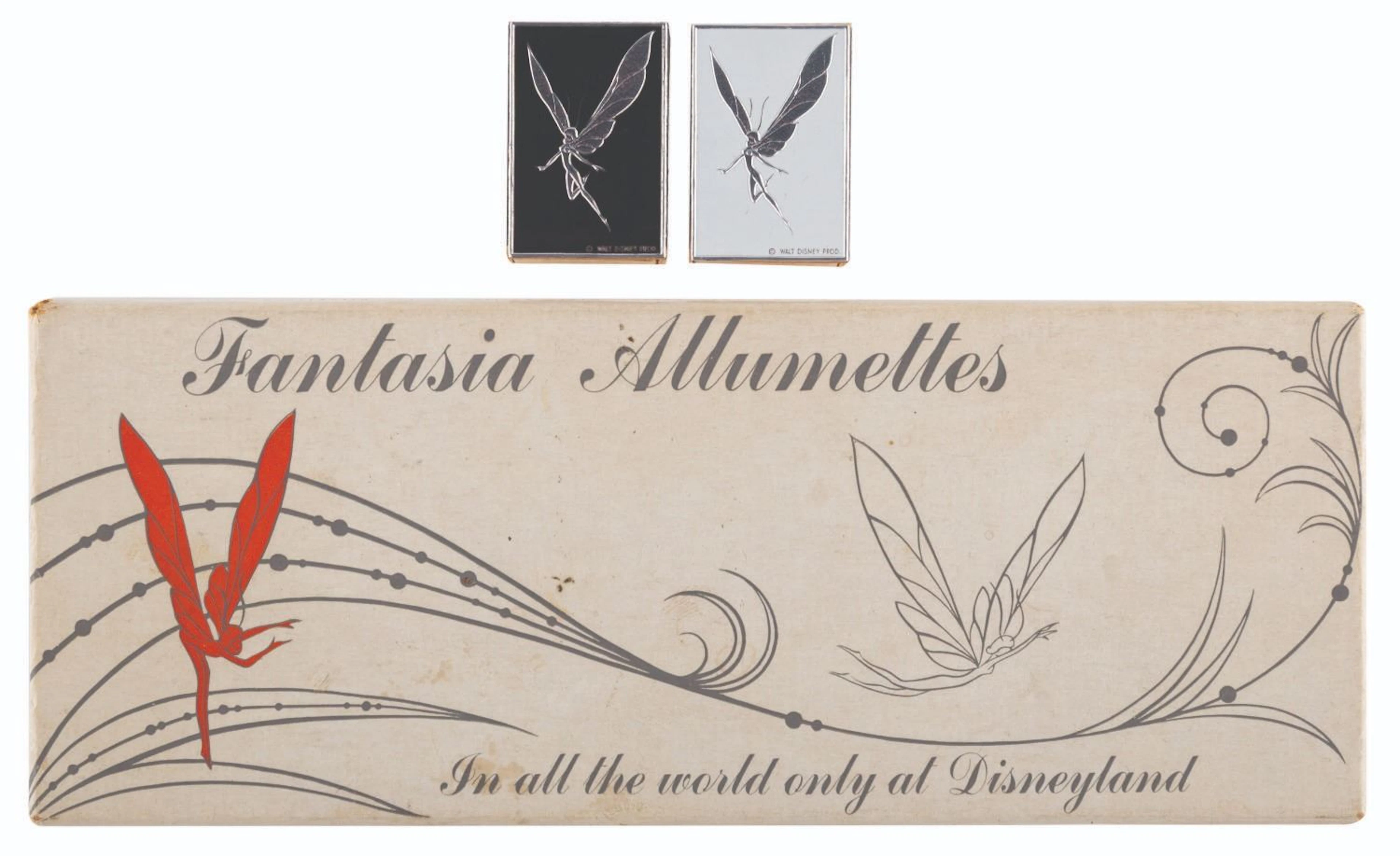 A Rare Pair of "Fantasia" Matchboxes in Giftbox.