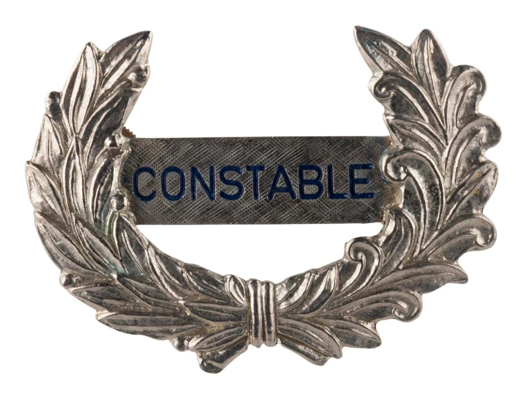 A Walt Disney World Constable Hat Badge.