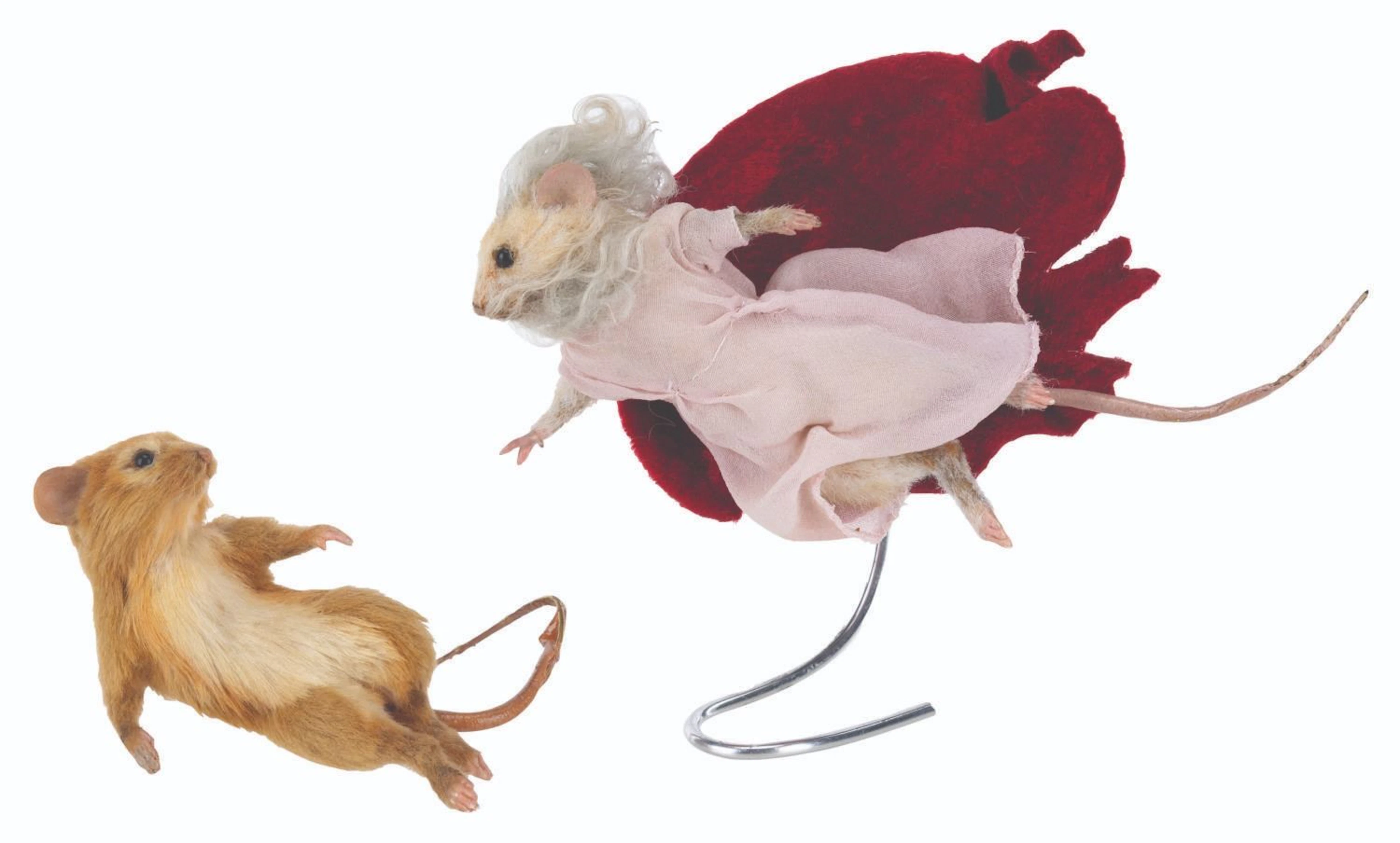 The "Dinner for Schmucks" Creation of Adam Prop Mice.