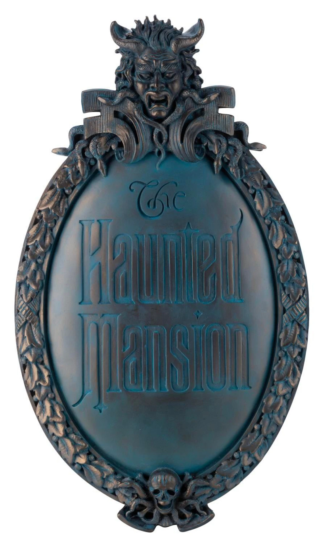 A Haunted Mansion Talking Gate Plaque.