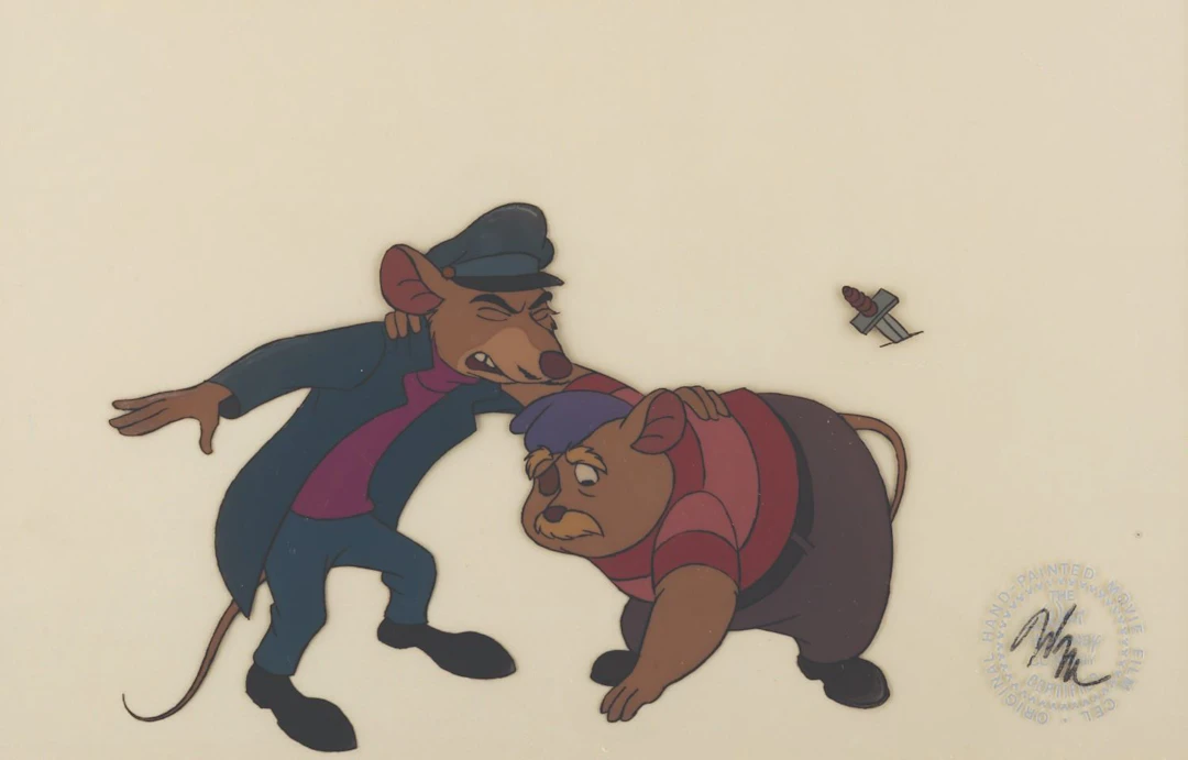 A "The Great Mouse Detective" Original Production Cel.