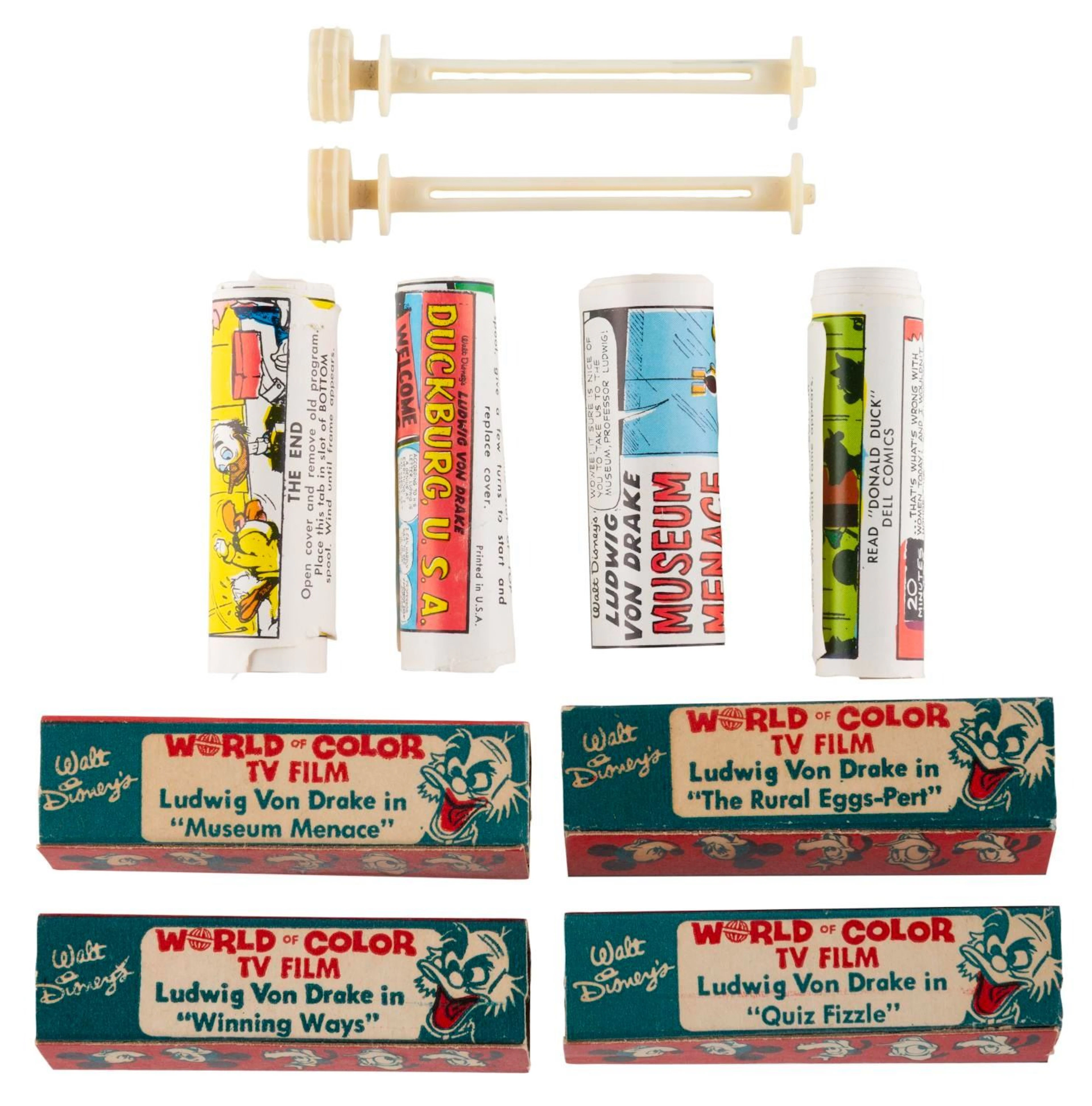A Walt Disney’s World of Color TV Film Strip Collection.