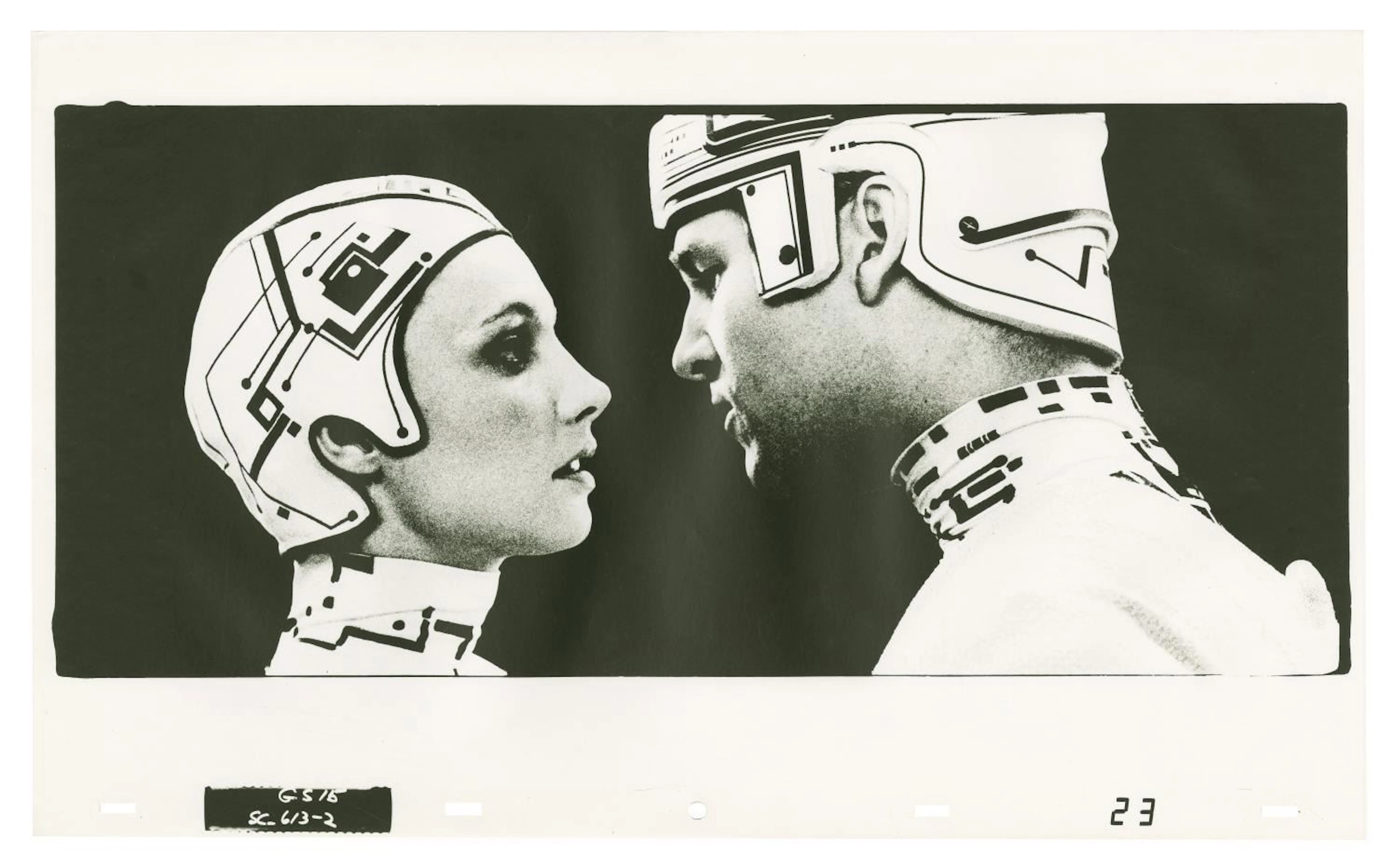 A “Tron” Photostat Effect Print.