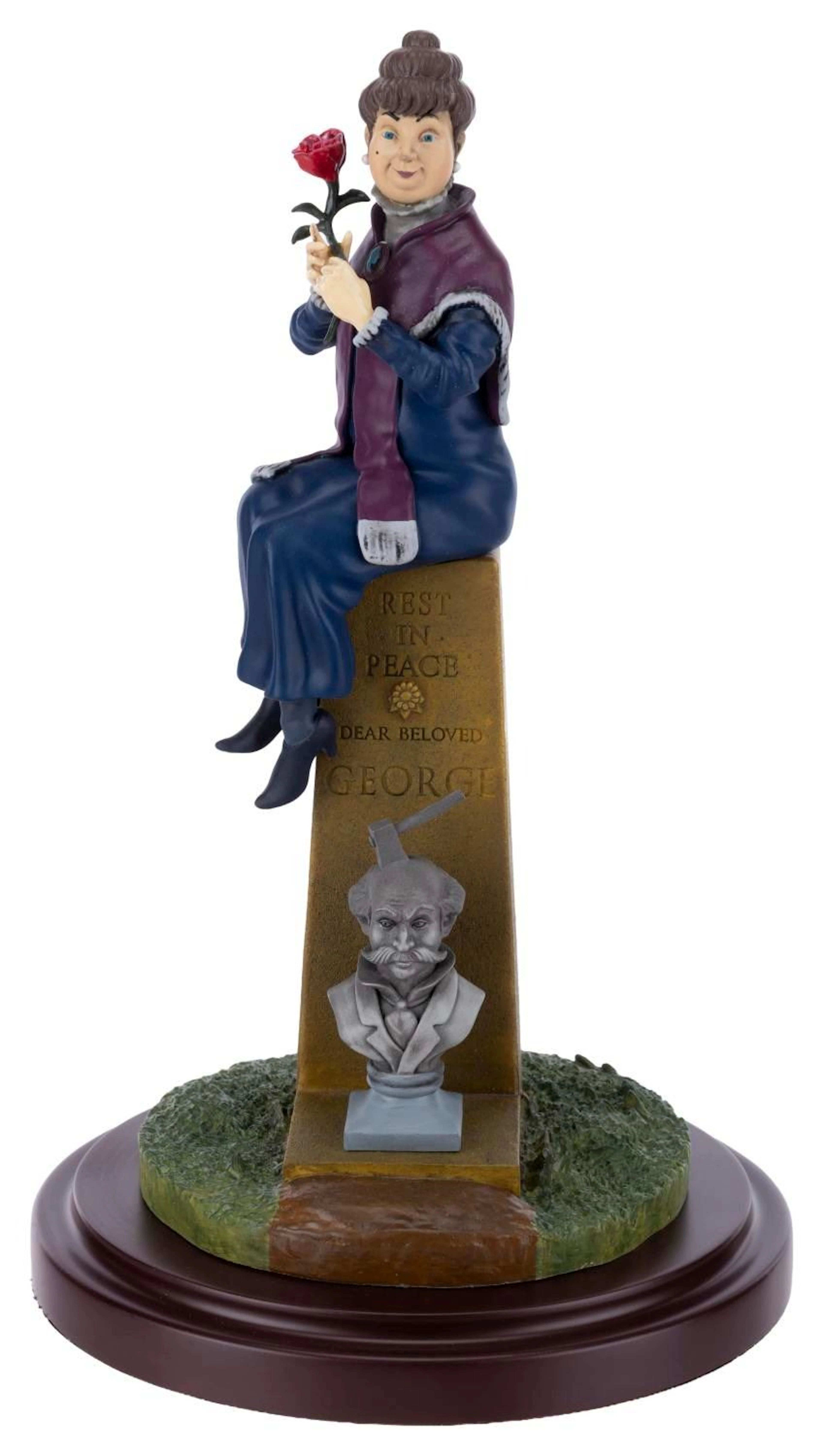 A Haunted Mansion Stretch Portrait Widow Figure.
