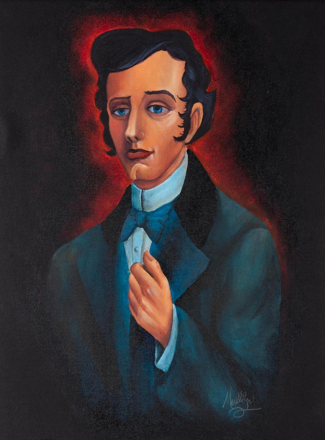 A Haunted Mansion Master Gracey Original Painting.