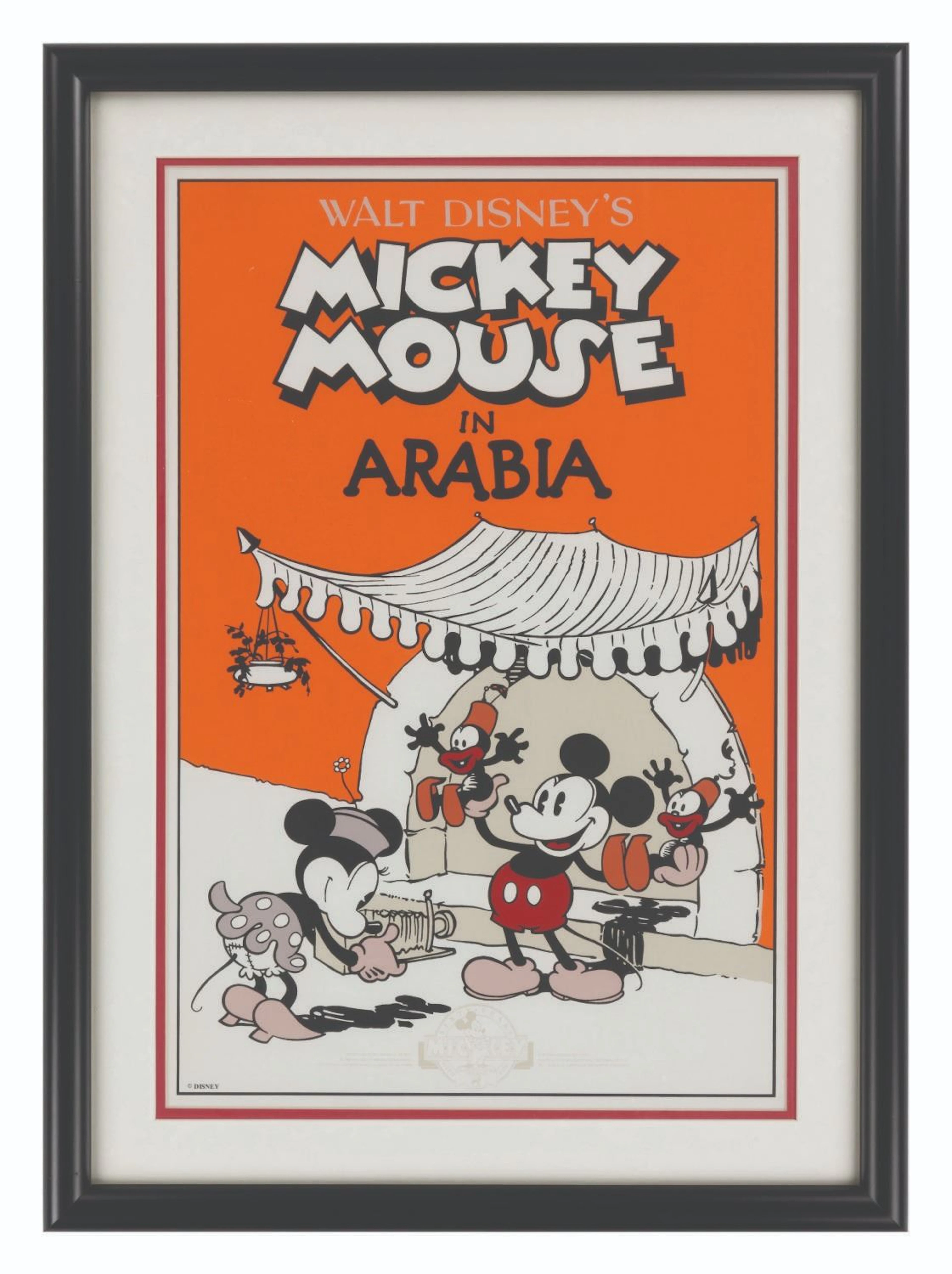 A French Mickey Mouse in Arabia 60th Anniversary Poster.