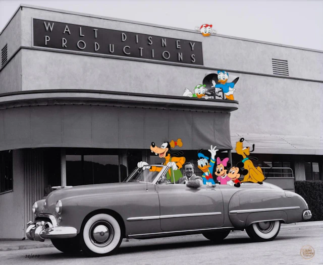 A "Walt’s Convertible" Hand-Painted Limited Edition Cel.