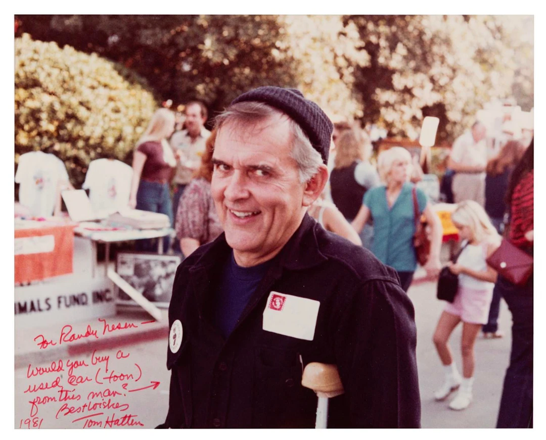 A Tom Hatten Signed Photo.