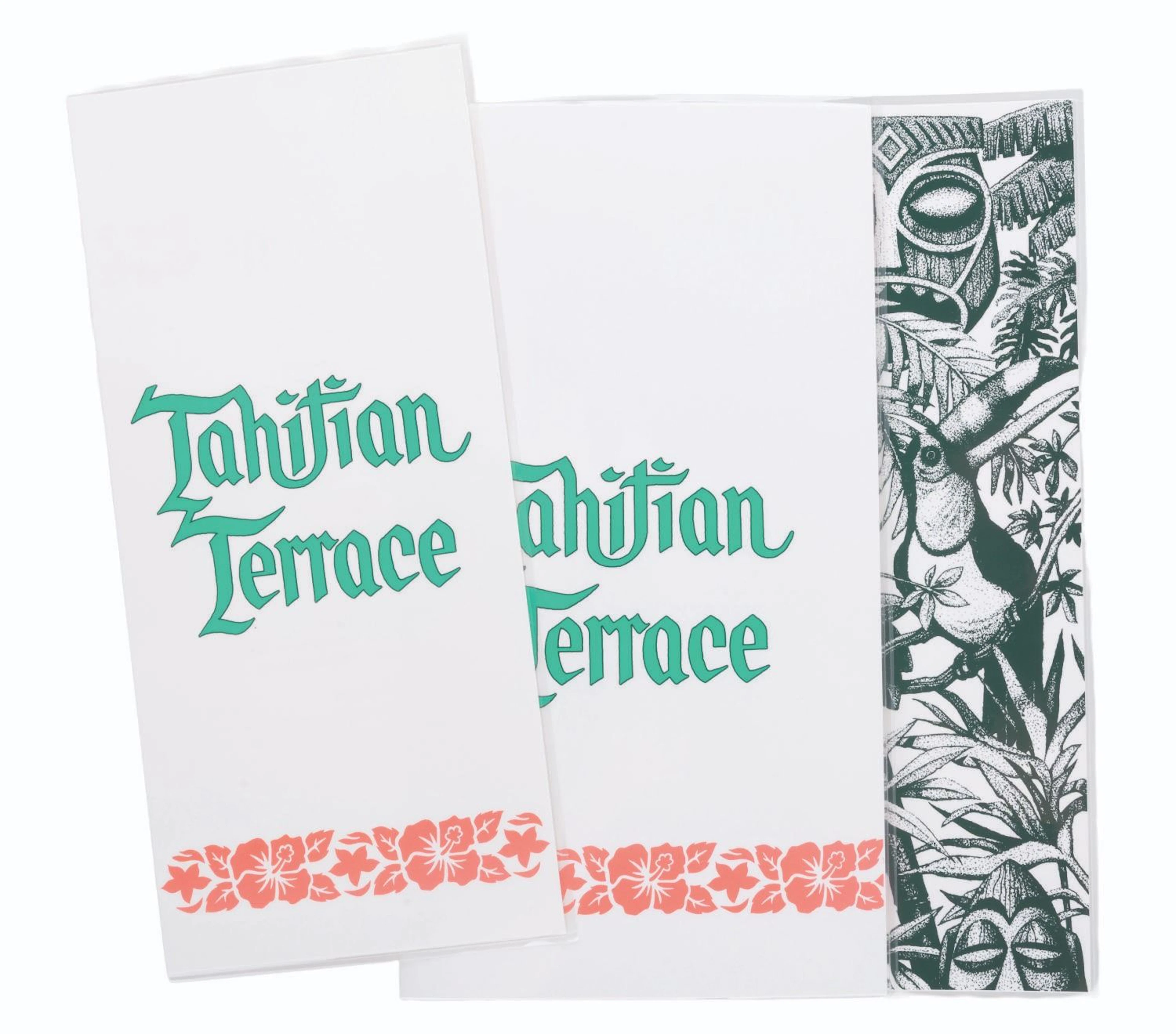 A Pair of Tahitian Terrace Menus.