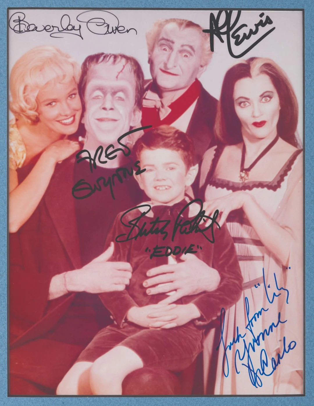 A Multi-Signed “The Munsters” Cast Publicity Photo.