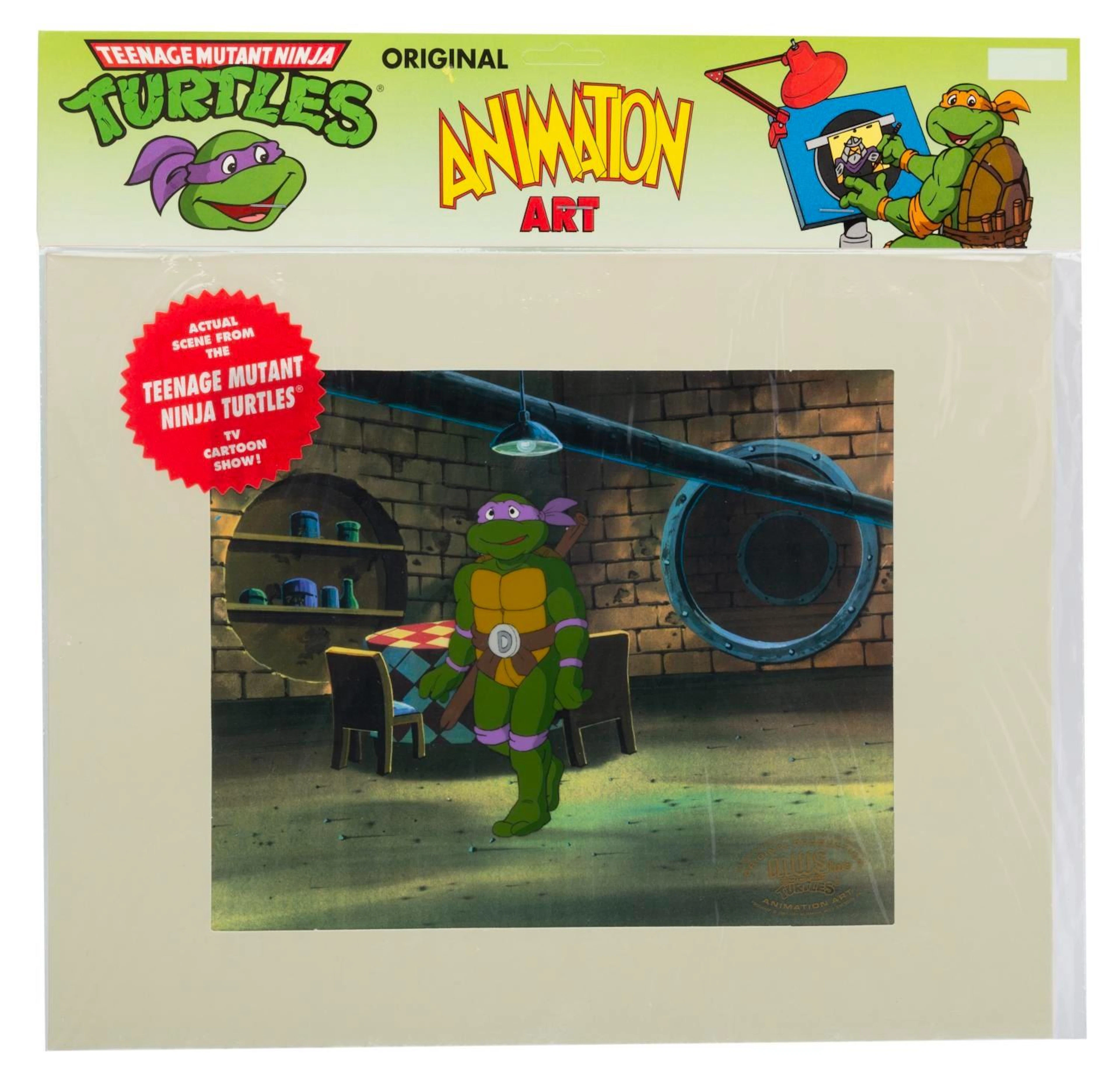 A "Teenage Mutant Ninja Turtles" Donatello Original Production Cel.