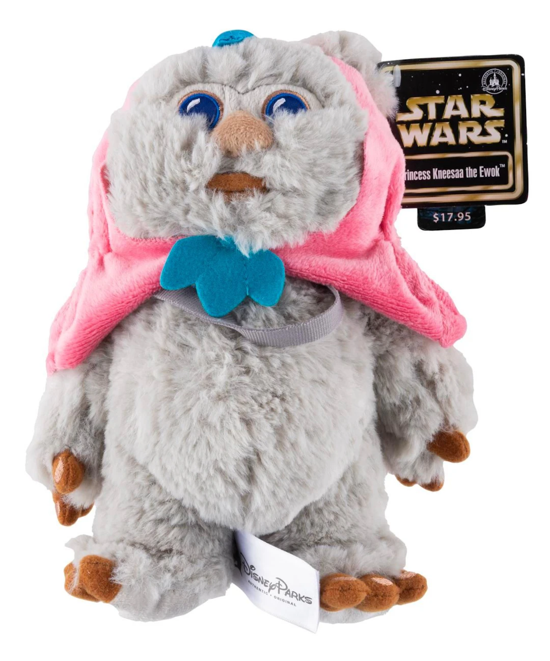 A Star Wars Princess Kneesaa the Ewok Plush.