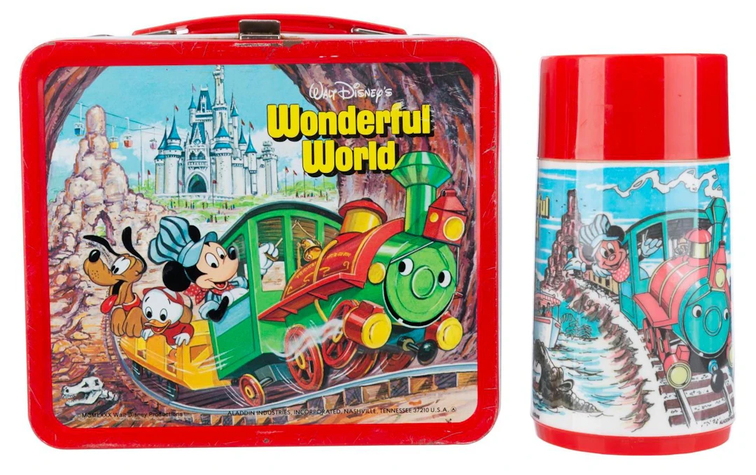A Walt Disney World Lunchbox and Thermos.