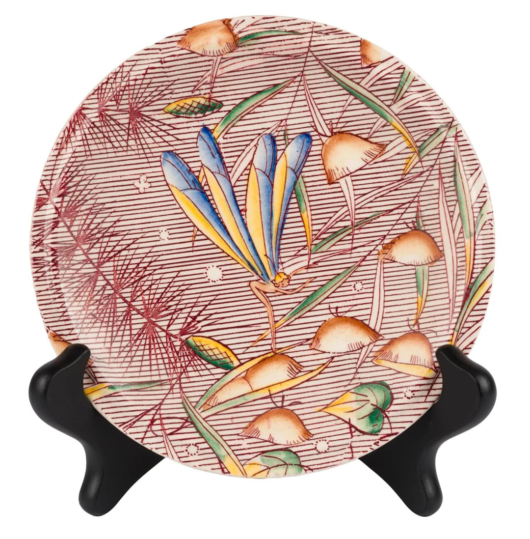 A "Fantasia" Autumn Ballet Vernon Kilns Ceramic Plate.